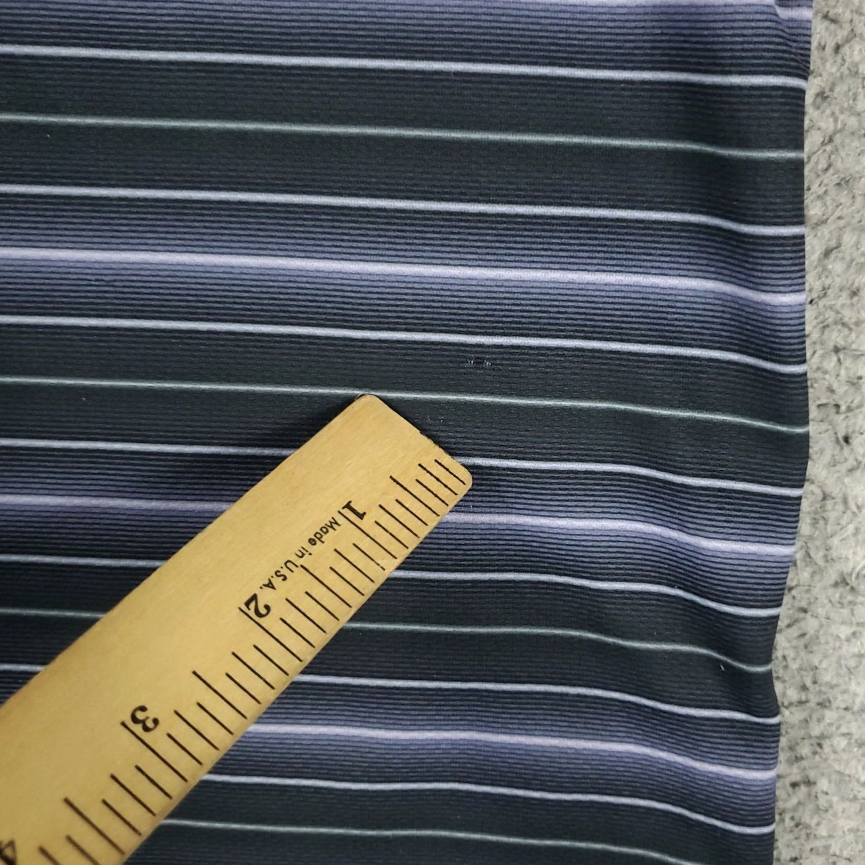 Nike Nike Golf Polo Shirt Mens Size Medium Gray Striped Dri Fit Swoosh Short Sleeve Size US M / EU 48-50 / 2 - 4 Thumbnail