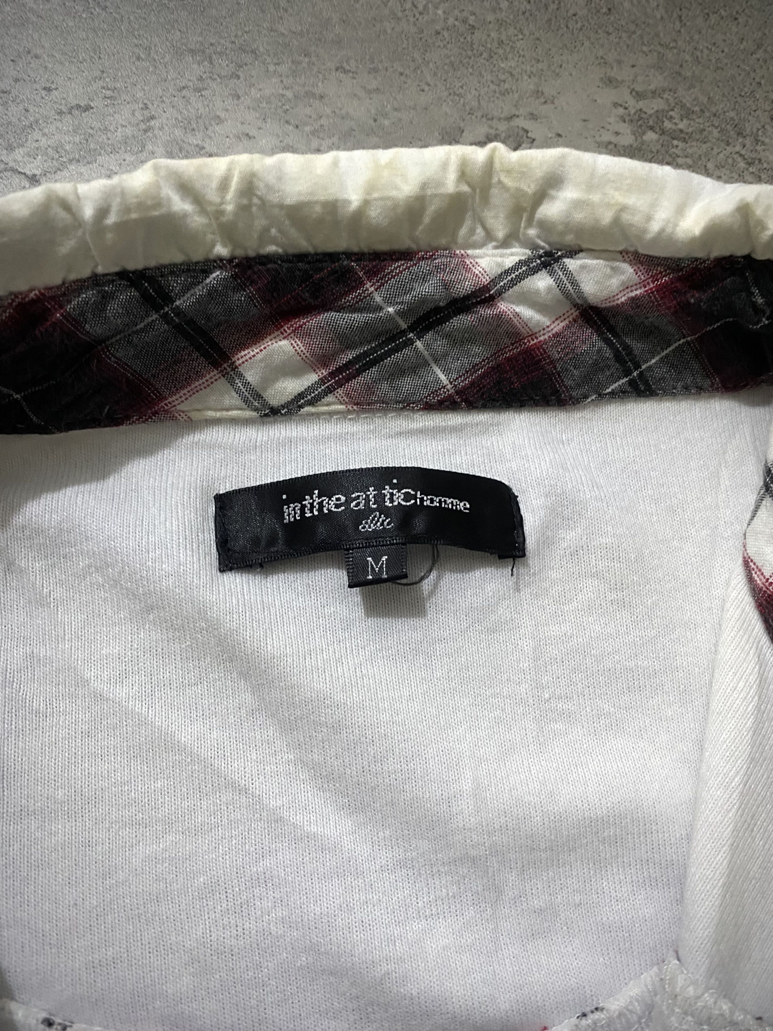 In The Attic INTHEATTIC HOMME DOUBLE LAYER BONDAGE POLO SHIRT Size US M / EU 48-50 / 2 - 10 Thumbnail