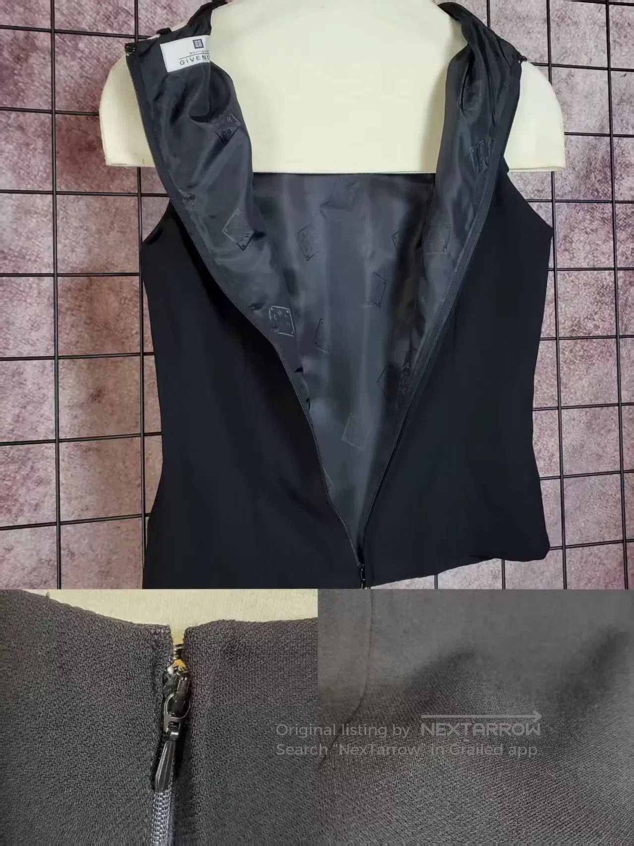 Givenchy givenchy vintage sleeveless top with replacement buckle. Size S / US 4 / IT 40 - 7 Thumbnail