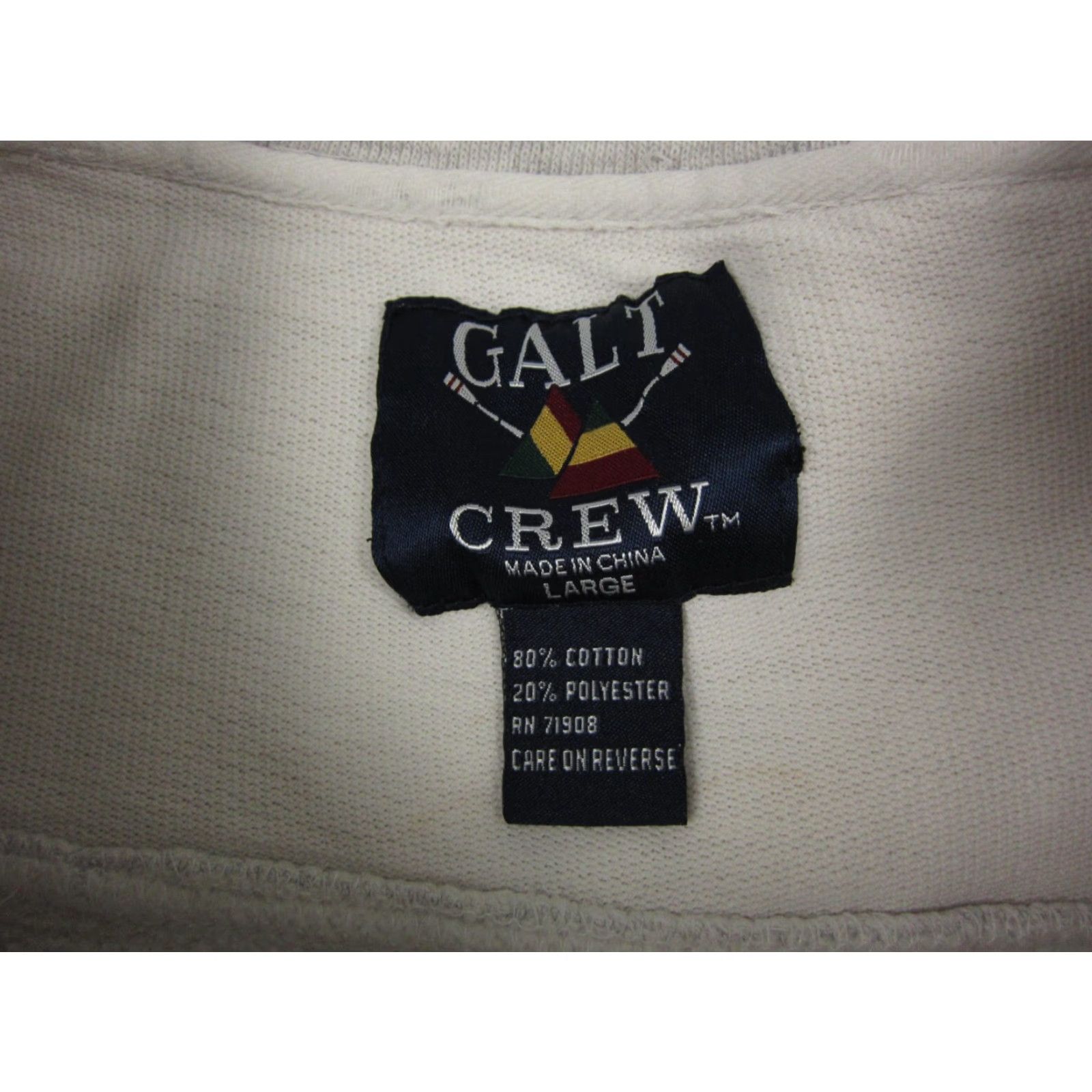 Vintage VINTAGE Galt Crew Sweatshirt Mens Large Gray Prarie Highschool Cedar Rapids IA Logo Size US L / EU 52-54 / 3 - 7 Thumbnail