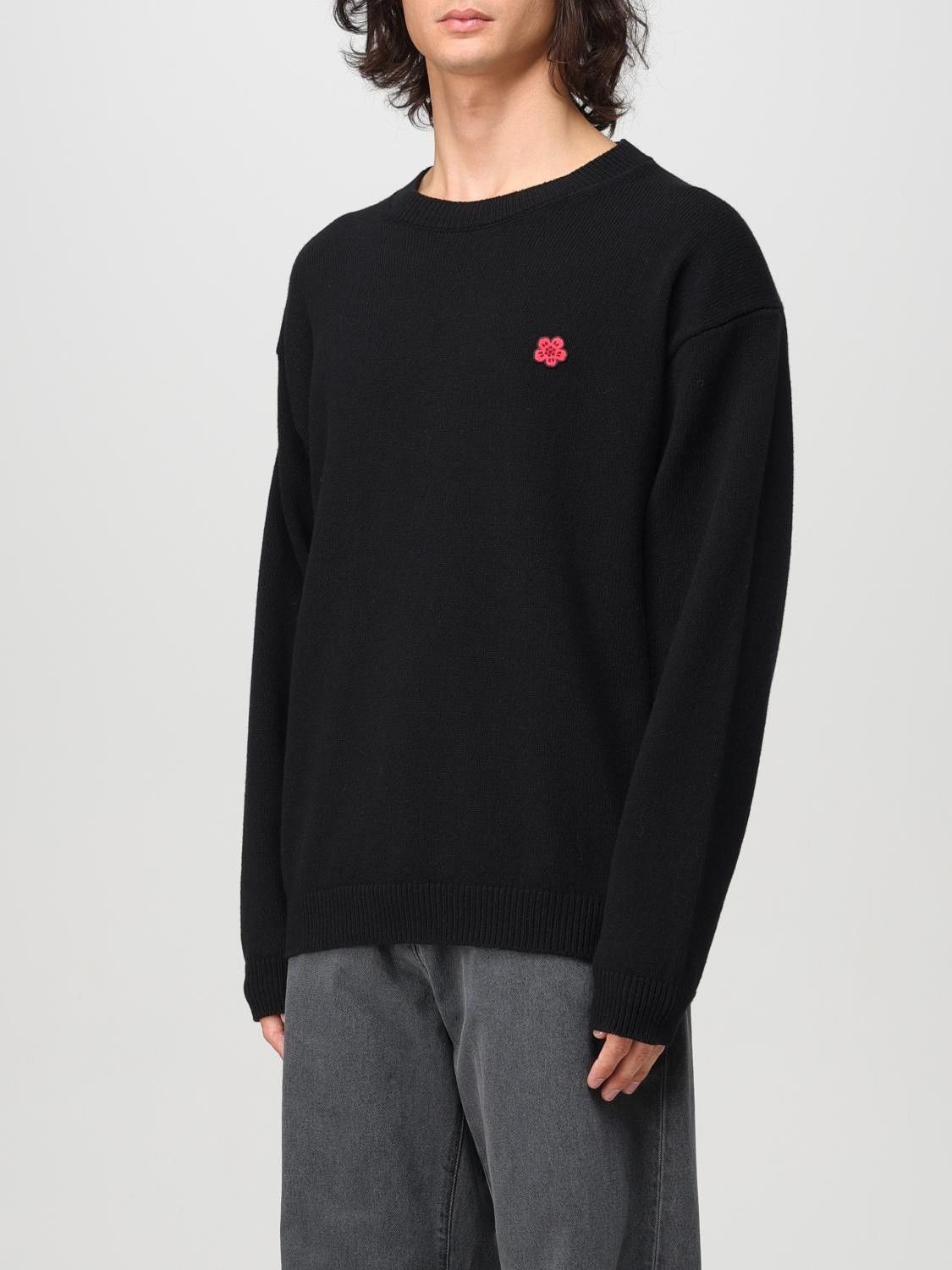Kenzo o1s22i1n0125 Boke Flower Wool Sweater in Black Size US M / EU 48-50 / 2 - 4 Thumbnail