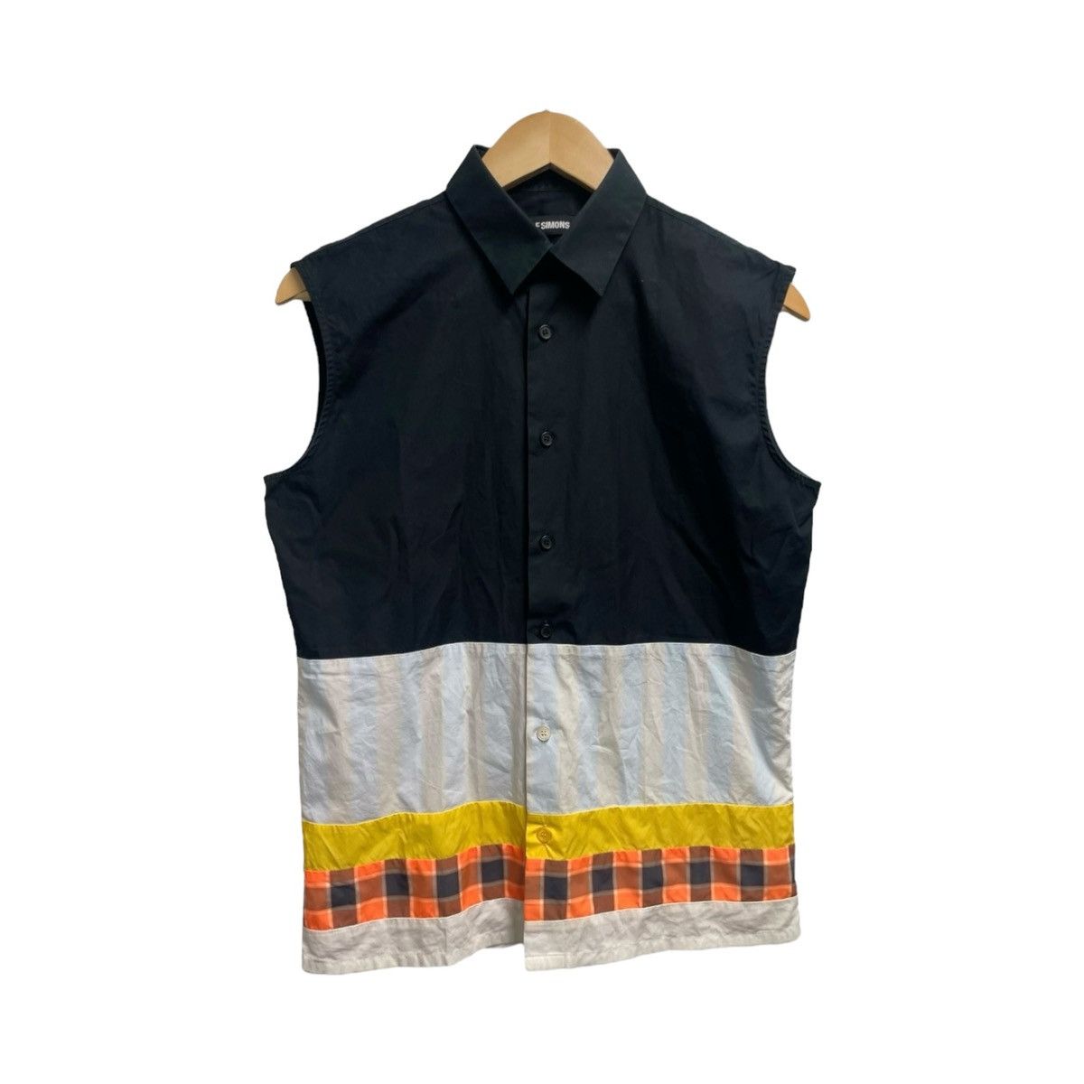 Image of Raf Simons Raf Simon’S Color Block Button Vest, Men's (Size Small)