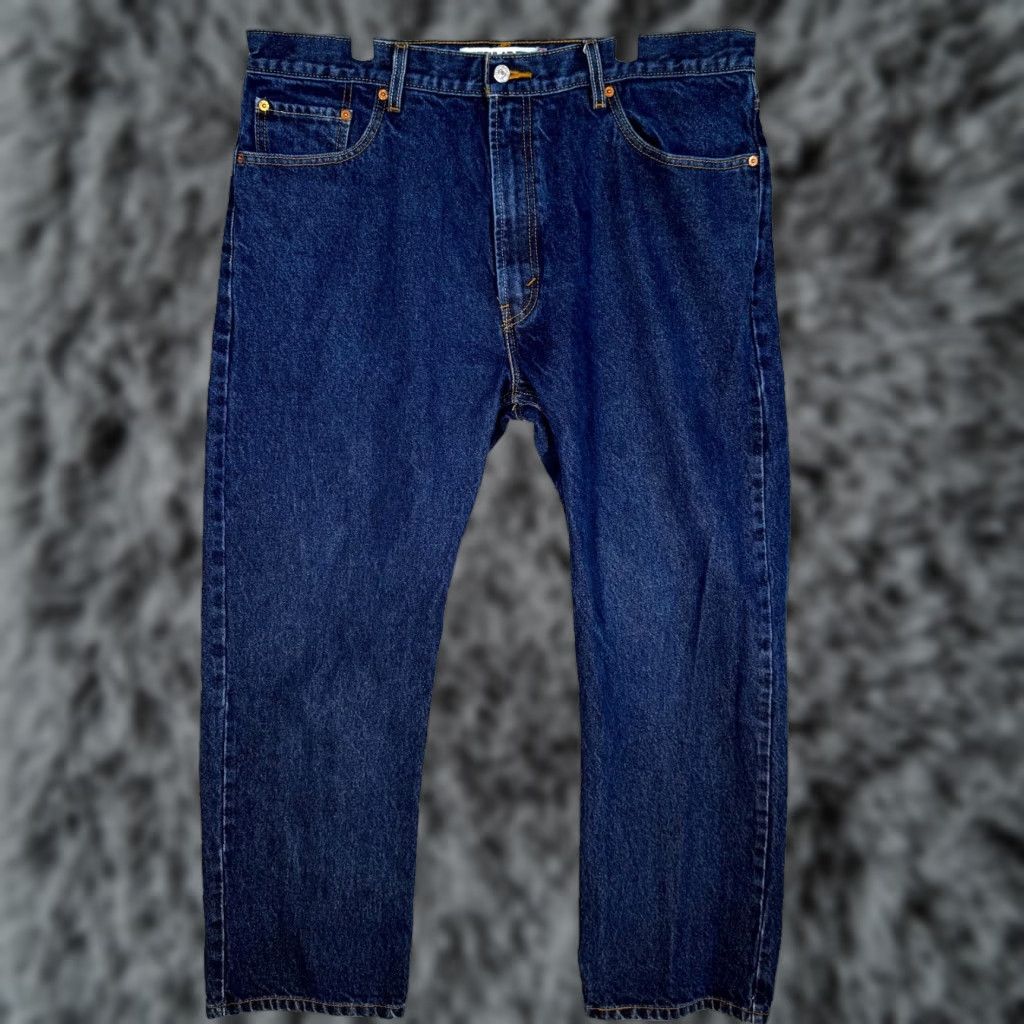 Levi's VINTAGE Levis 505 Jeans Mens 40x30 Blue Denim Regular Fit Straight Leg Classic Size US 40 / EU 56 - 1 Thumbnail