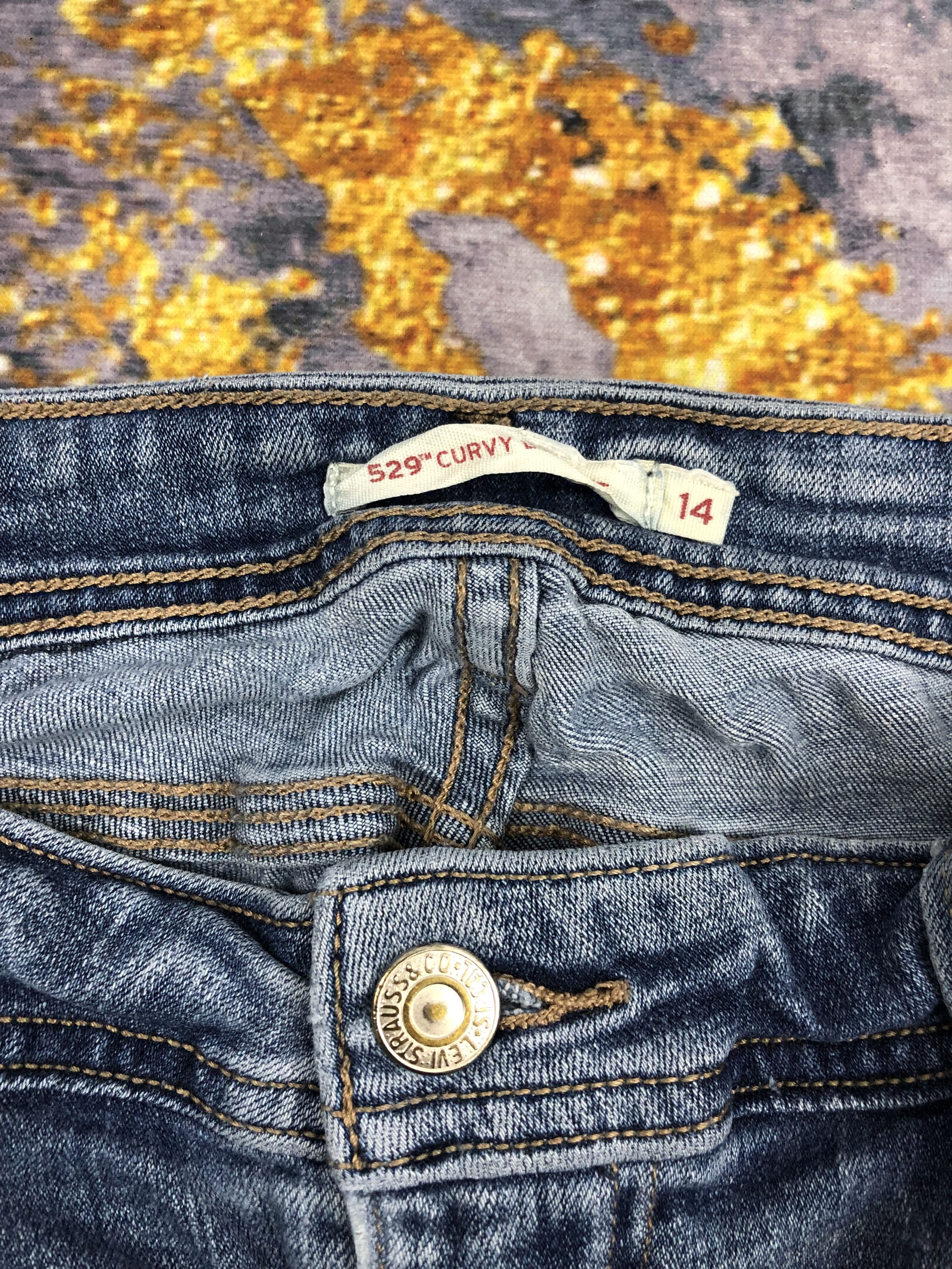 Levi's Vintage Levis 529 Curvy Bootcut Jeans DPP0197 Size US 32 / EU 48 - 9 Thumbnail