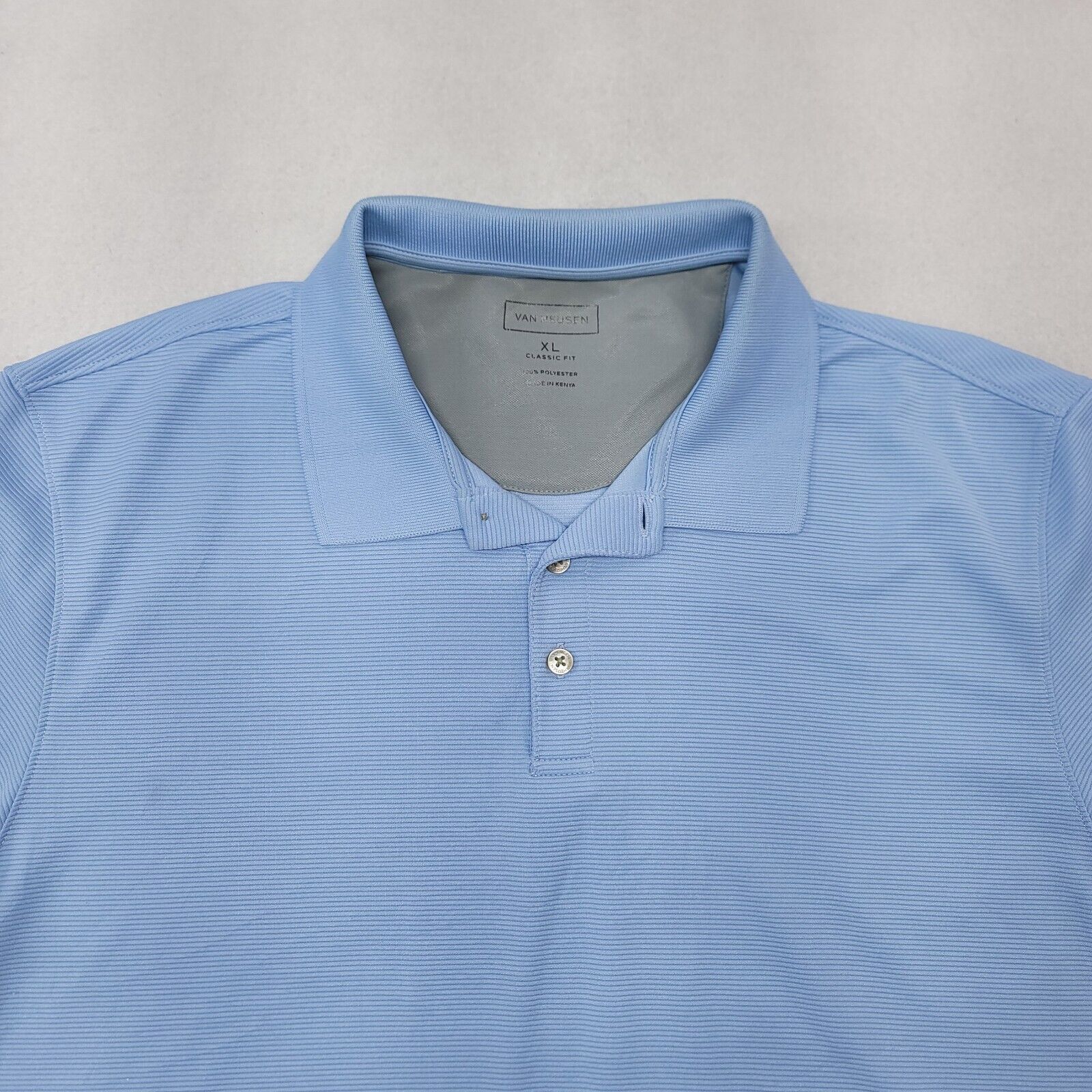 Van Heusen Van Heusen Casual Pullover Polo Shirt Adult Men Size XL Blue Size US XL / EU 56 / 4 - 1 Thumbnail
