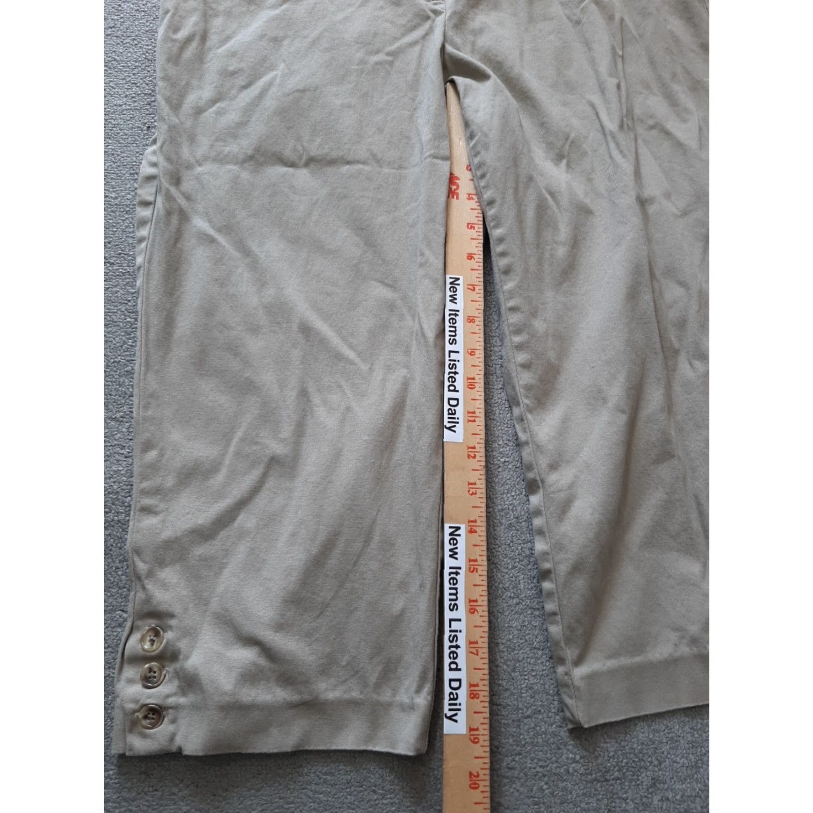 Vintage Kim Rogers Dress Pants Womens Beige 14 Regular Pants Dress Beige Women size 14 Feminine Size 36" / US 14 / IT 50 - 2 Thumbnail