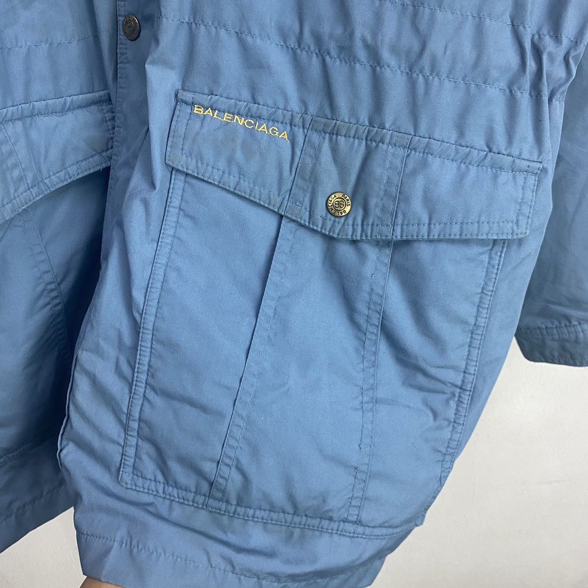 Balenciaga × Vintage VINTAGE‼️Balenciaga Paris Hooded Parka Jacket Size US XL / EU 56 / 4 - 9 Thumbnail