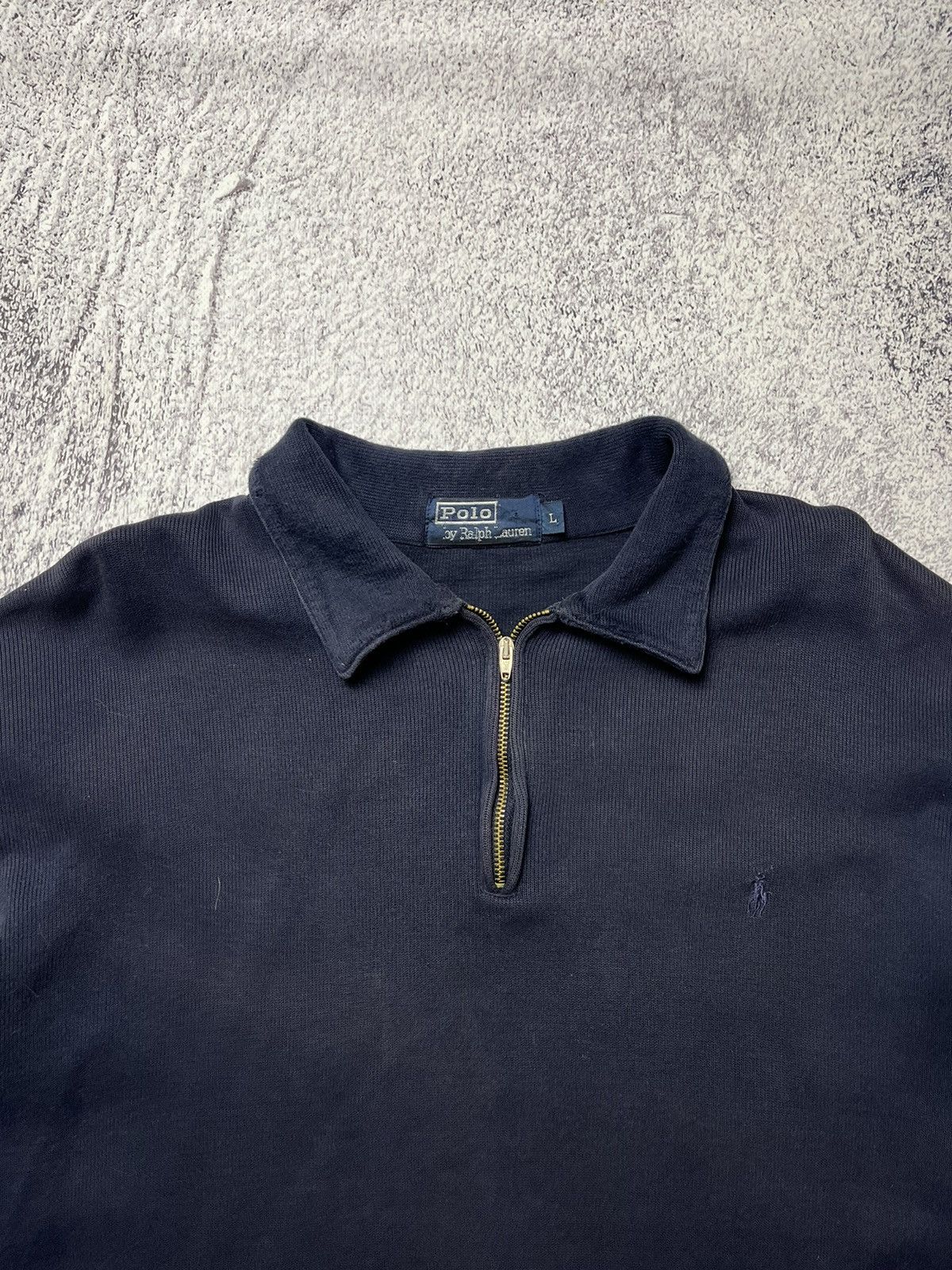 Polo Ralph Lauren Vintage Polo Ralph Lauren Distressed Sweatshirt Y2K Rare Size US L / EU 52-54 / 3 - 5 Thumbnail