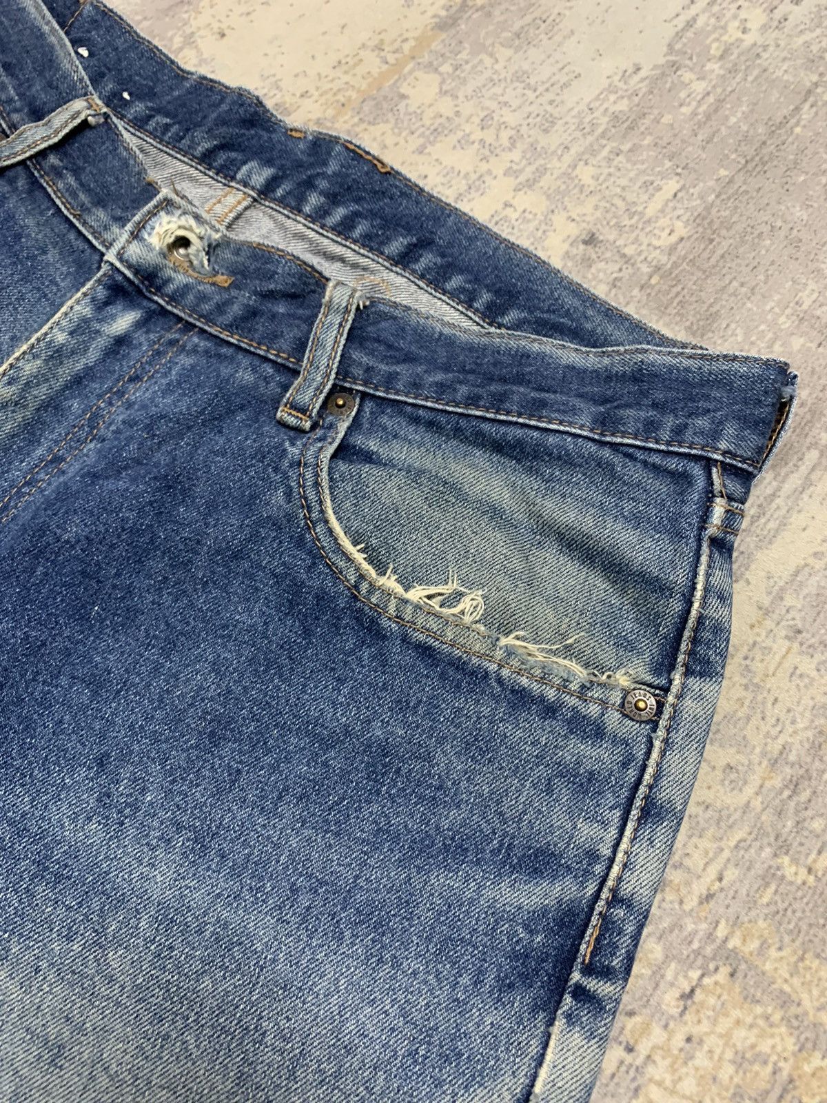 Japanese Brand Vintage Japanese Uniqlo Loose Baggy Jeans W35x29 Size US 35 - 9 Thumbnail