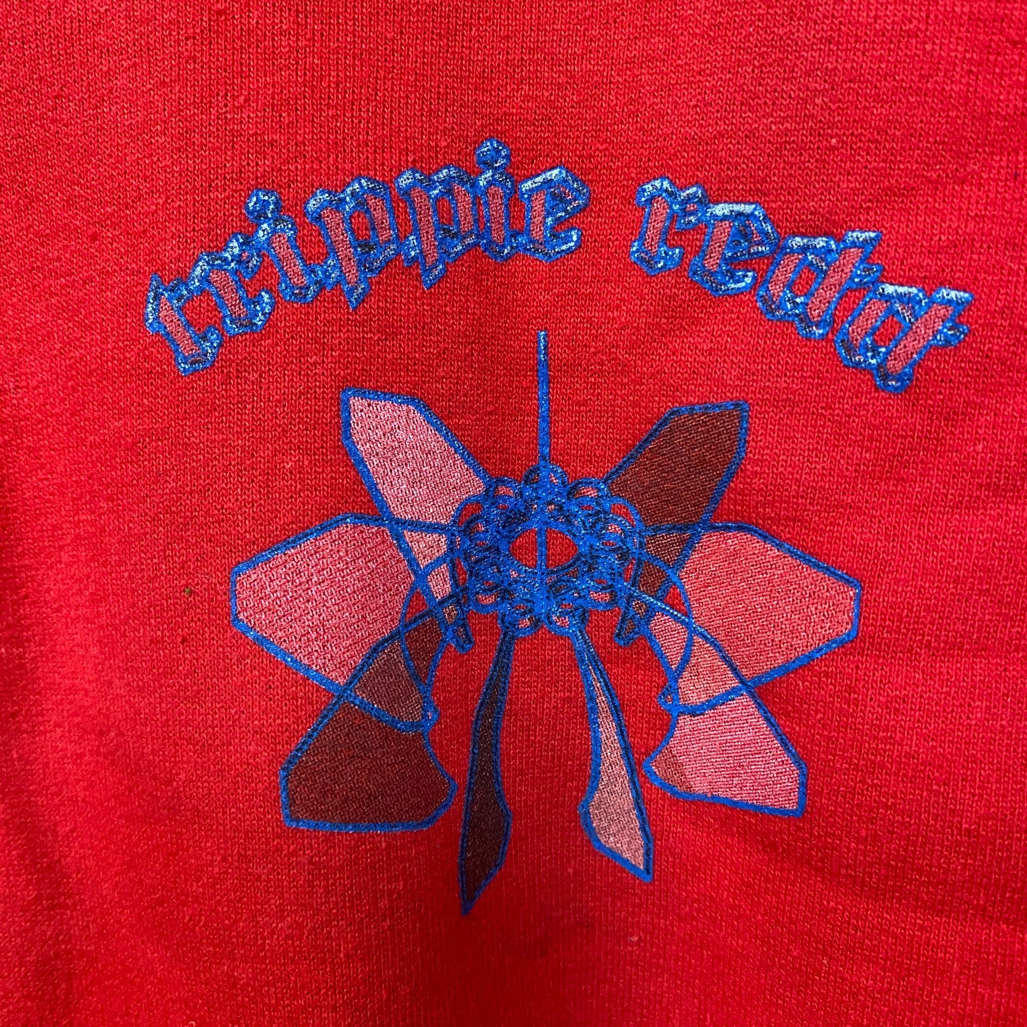 Trippie Redd Triple Red Geometric Embroidered Logo Hip Hop Hoodie Large Size US L / EU 52-54 / 3 - 2 Thumbnail