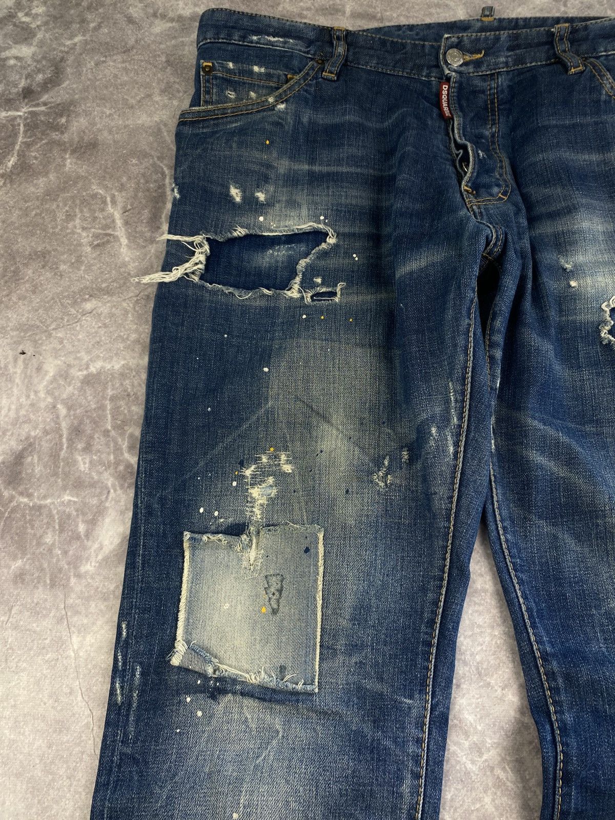 Dsquared2 Dsquared2 Distressed Painted Cool Guy Jeans Size: 52 Size US 36 / EU 52 - 2 Thumbnail