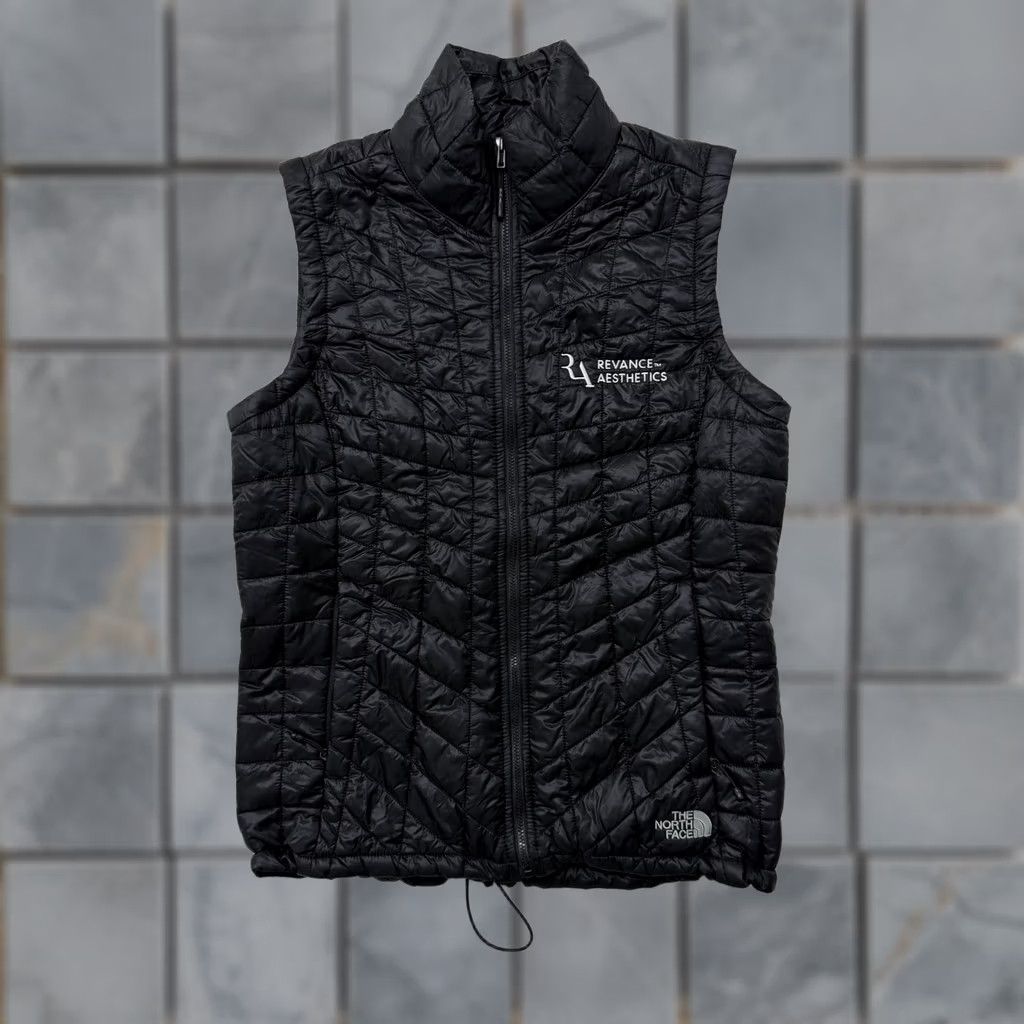 The North Face VINTAGE The North Face Vest Womens Small Black ThermoBall Eco Quilted Full Zip Warm Size S / US 4 / IT 40 - 1 Thumbnail