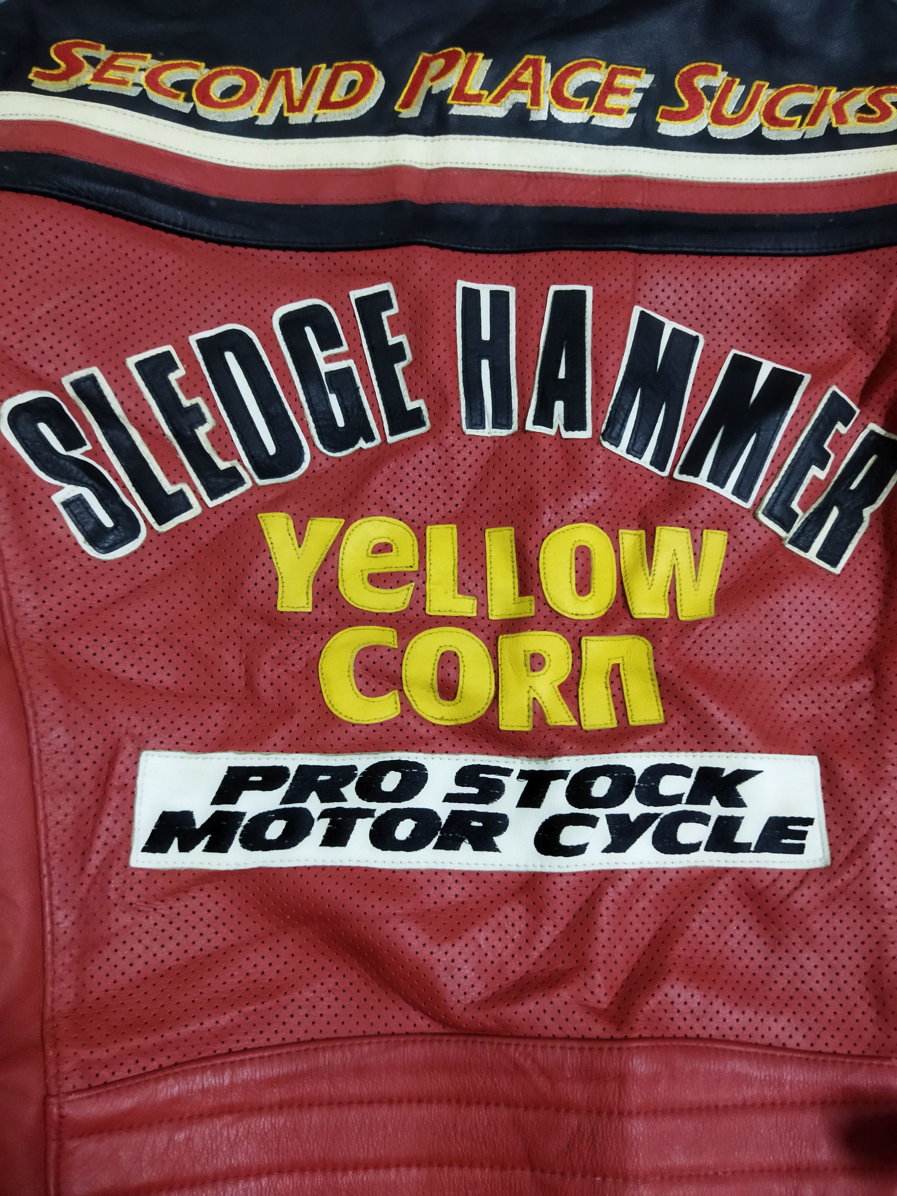 YELLOW CORN Vintage Yellow Corn Leather Jacket Size US L / EU 52-54 / 3 - 8 Thumbnail