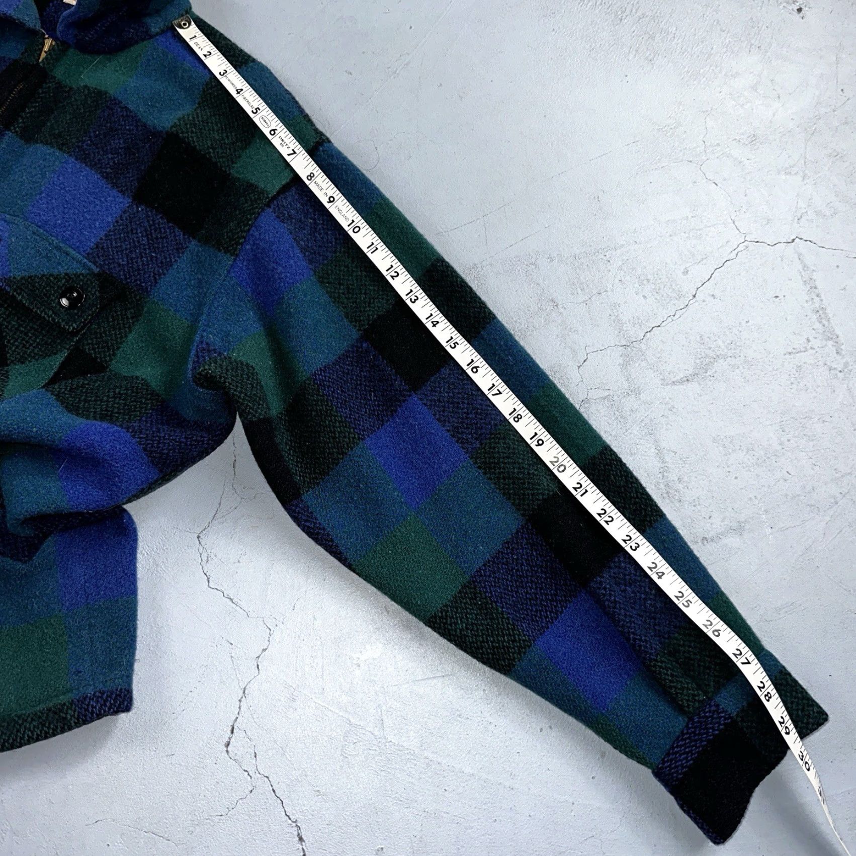 Vintage VINTAGE Montgomery Ward Wool Jacket Full Zip Plaid Outdoors 50s 60s Mens Large Size US L / EU 52-54 / 3 - 5 Thumbnail