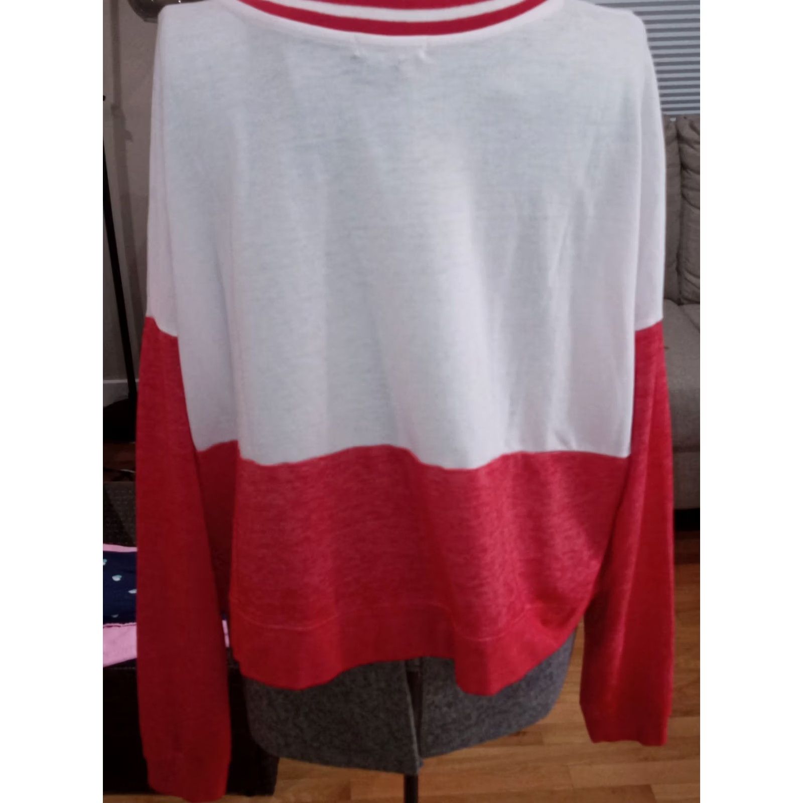 Vintage NASA Fifth Sun Shirt Knit Top XL Red Long Sleeve Space Womens Shirt Size XL / US 12-14 / IT 48-50 - 3 Thumbnail