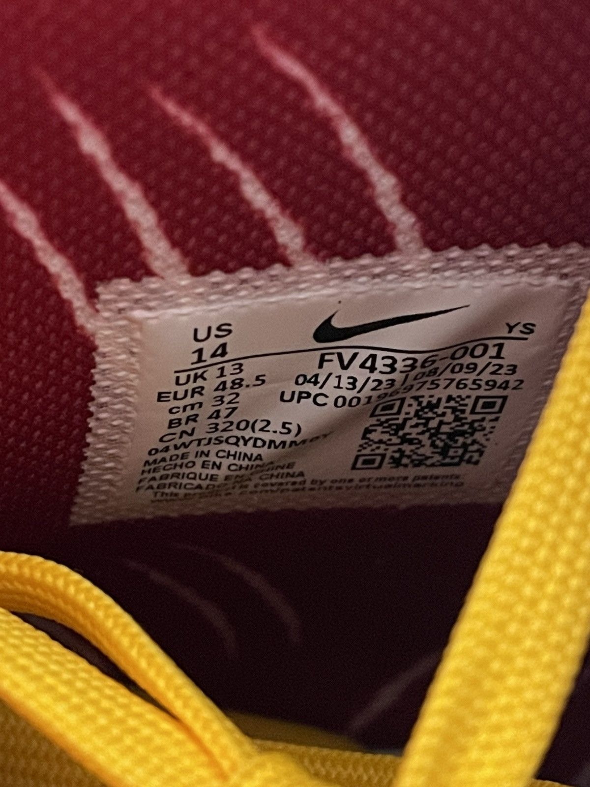 Nike Nike Terminator High Tuskegee University Size US 14 / EU 47 - 8 Thumbnail