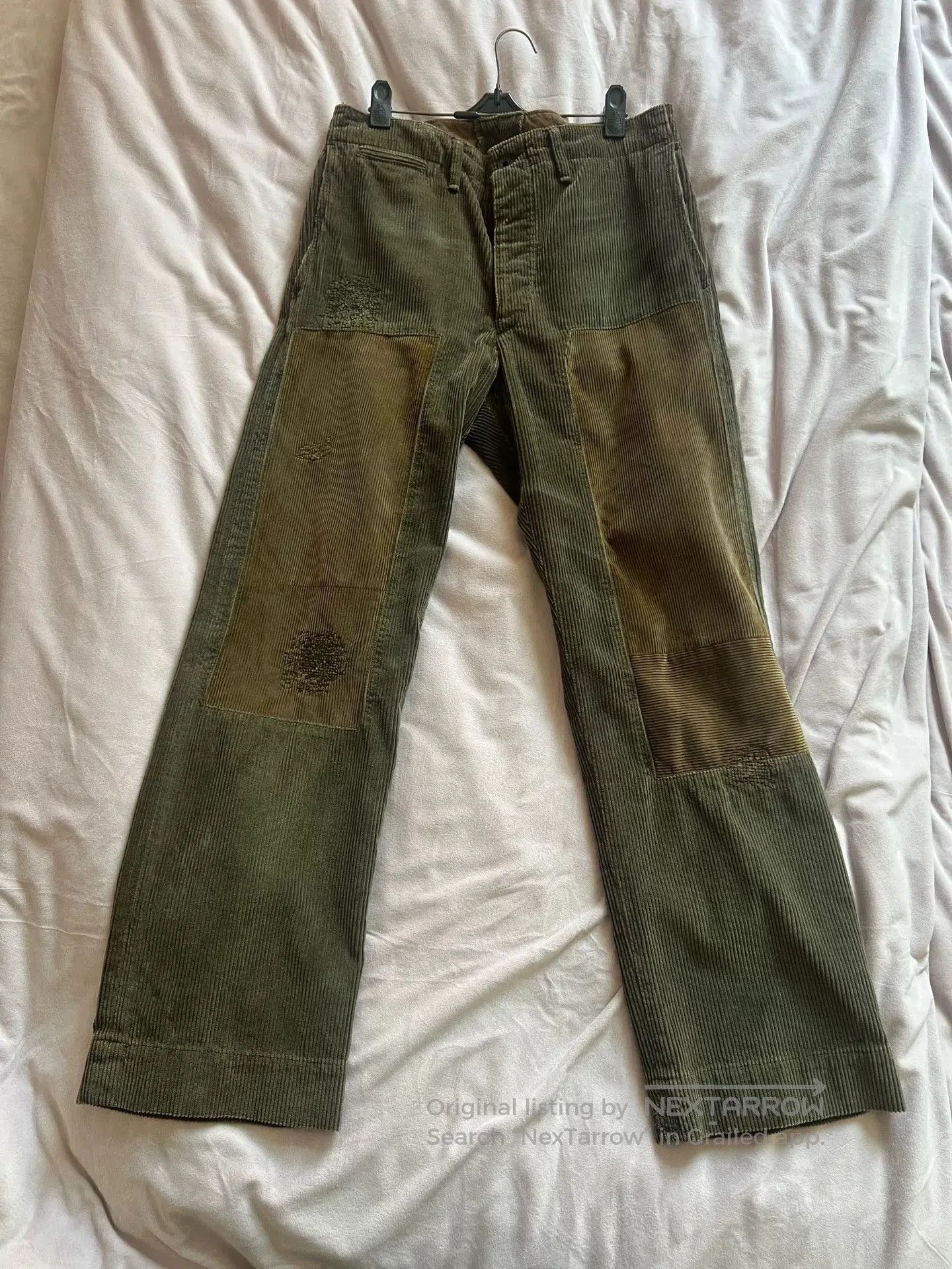 RRL Ralph Lauren RRL Vintage Corduroy Slim Fit Pants. Size US 29 - 2 Thumbnail