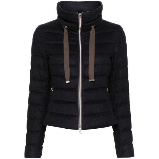 Herno HERNO Women Jackets 38087 PI00131DR 9200 BLUE Size L / US 10 / IT 46 - 1 Thumbnail