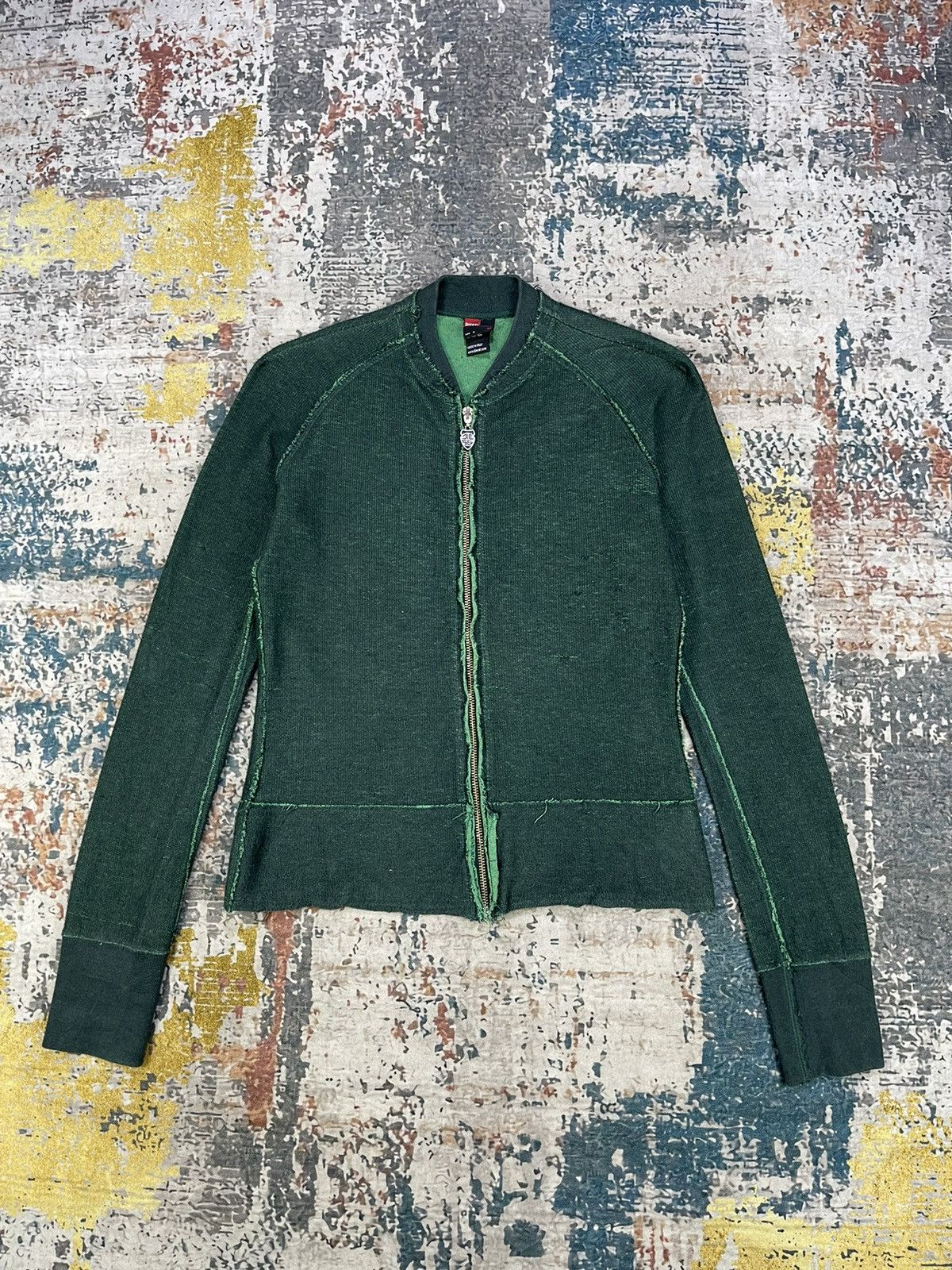 Diesel Diesel Valiente Back Hit Zipper Sweater Size S / US 4 / IT 40 - 1 Thumbnail