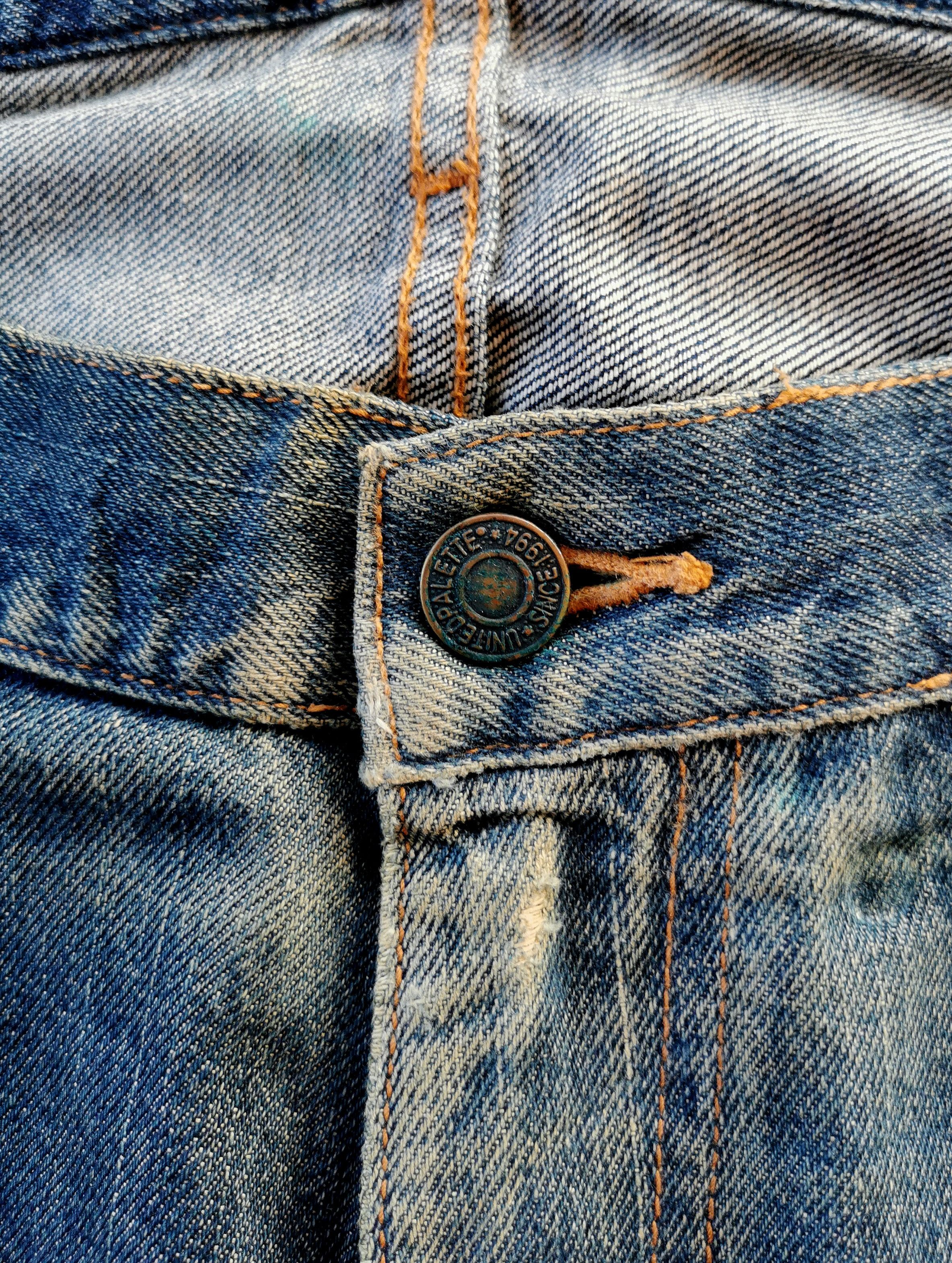 Le Grande Bleu (L.G.B.) Vintage Mudwash United Palette Jeans Size US 39 - 9 Thumbnail