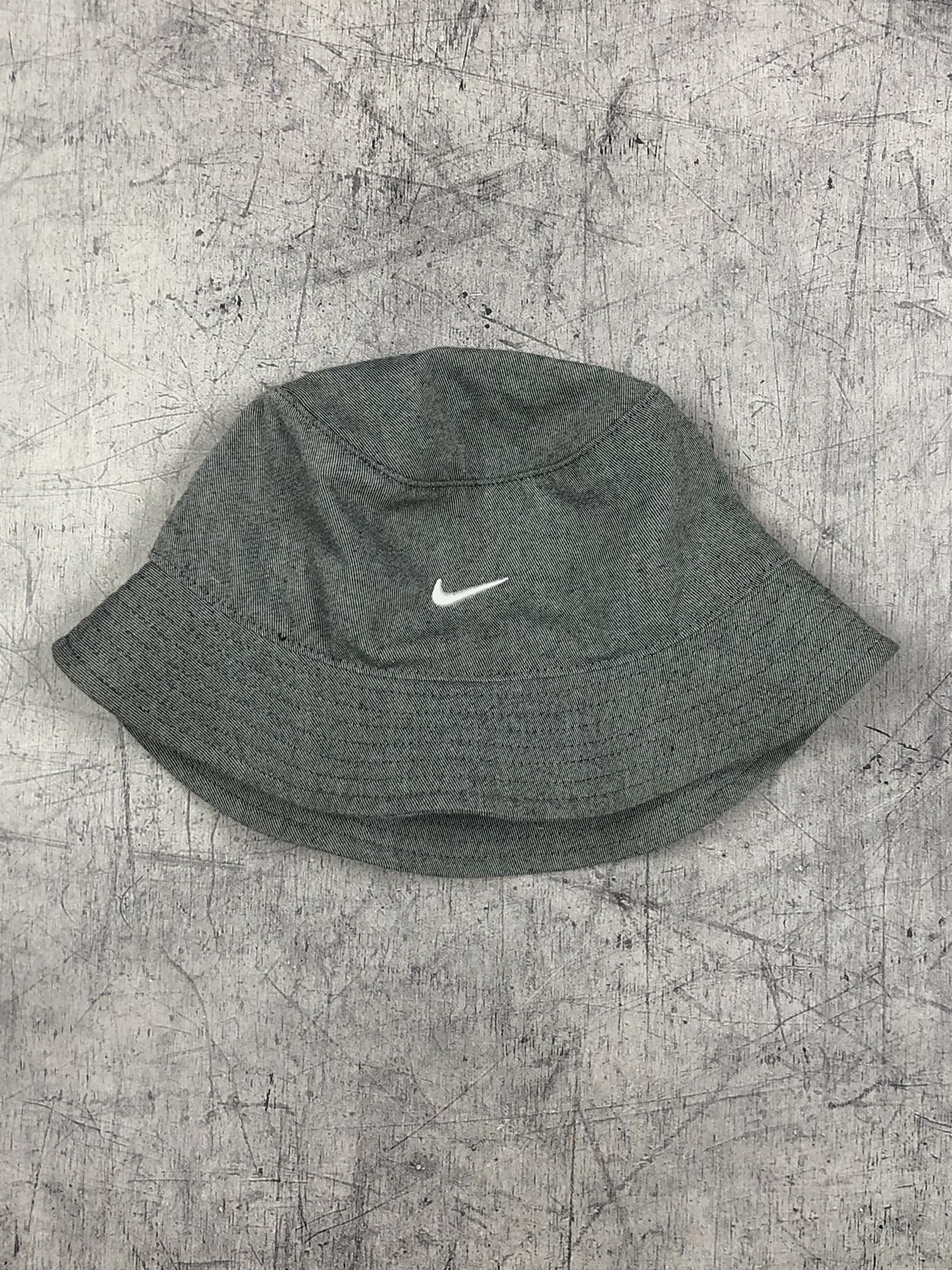 Nike Y2K Nike Swoosh Bucket Hat Cap Size ONE SIZE - 1 Thumbnail