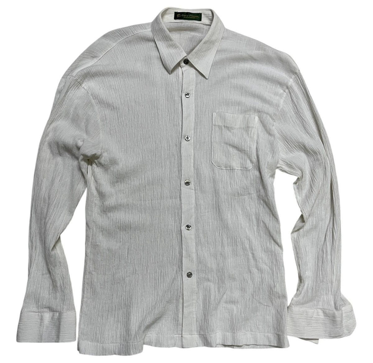 Vintage Vintage Gary Player Crinkle/Pleats/Crease Button Up Shirt Size US S / EU 44-46 / 1 - 1 Thumbnail