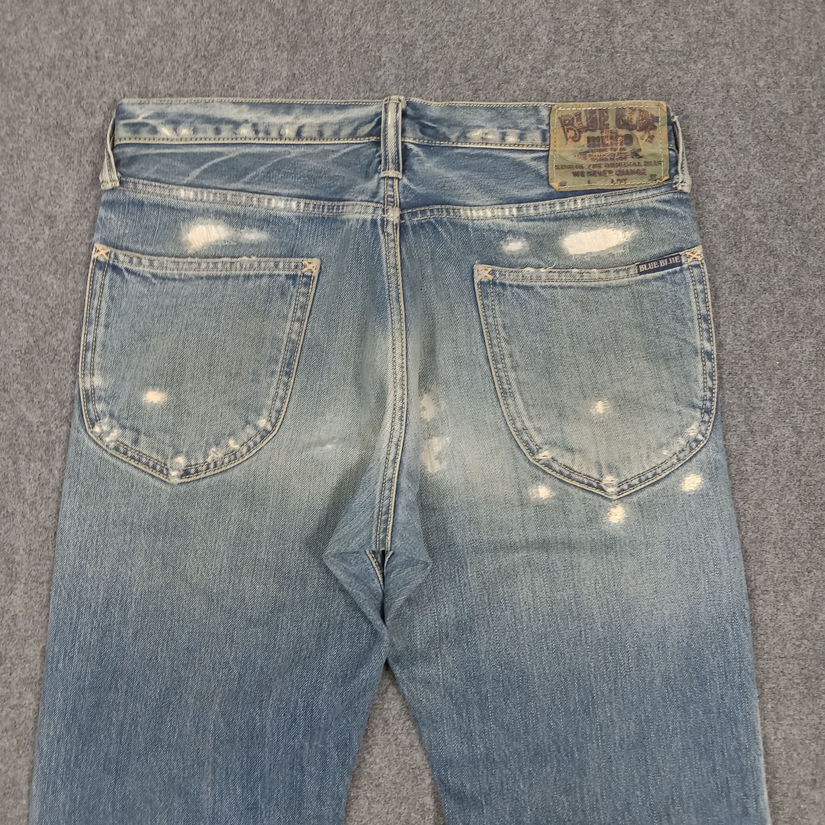 Blue Blue Japan Blue Blue Japan Distressed Denim Jeans E1A34 Size US 32 / EU 48 - 7 Thumbnail