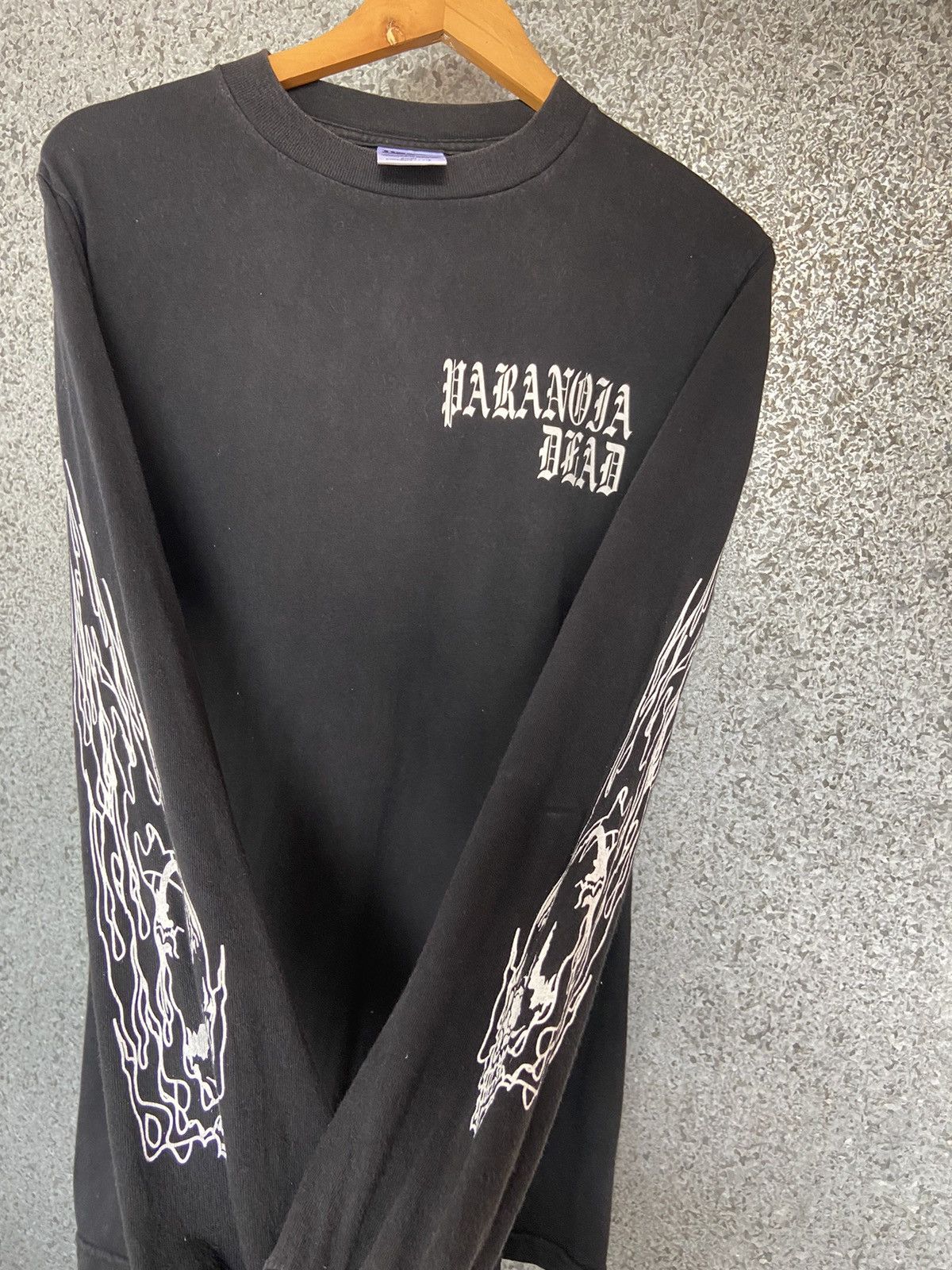 Band Tees Vintage 90s vintage Paranoia Dead t shirt long sleeve Size US S / EU 44-46 / 1 - 6 Thumbnail