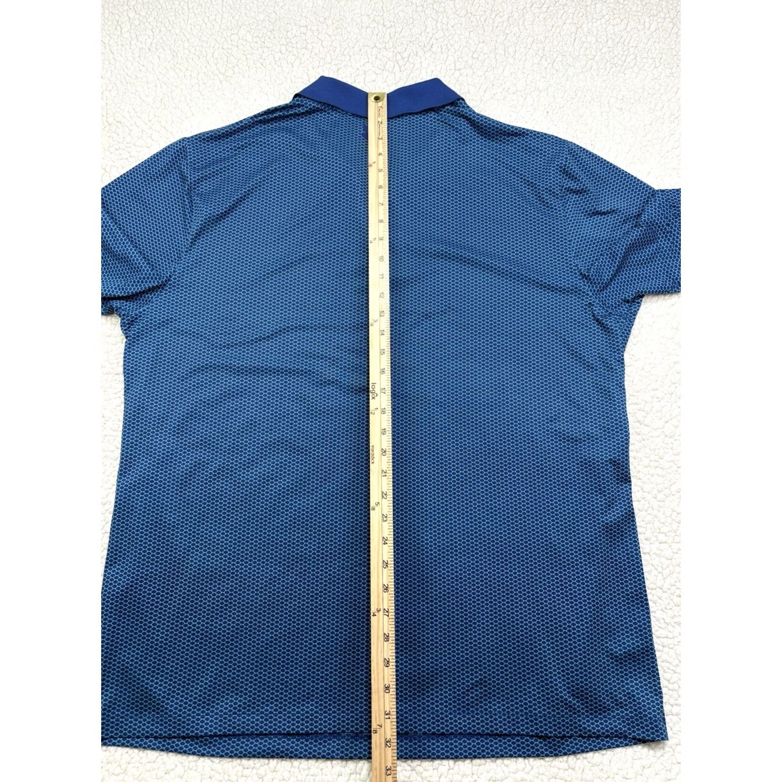 Under Armour Under Armour Performance Polo Men 2XL Blue Dot Print Short Sleeve Golf Shirt Size US XXL / EU 58 / 5 - 6 Thumbnail