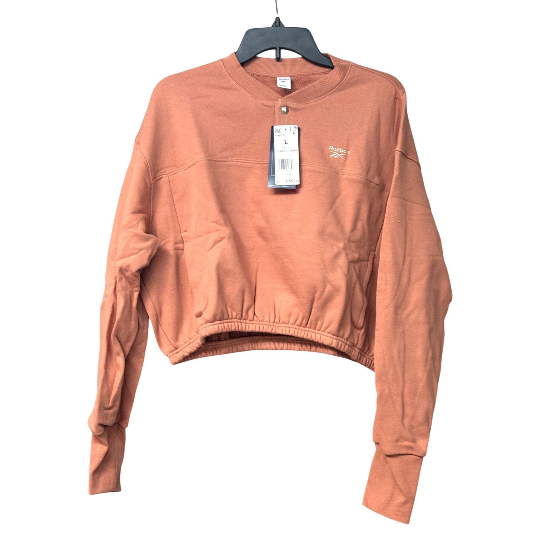 Reebok Reebok Women's Classics Cotton French Terry Cropped Sweatshi Size L / US 10 / IT 46 - 1 Thumbnail