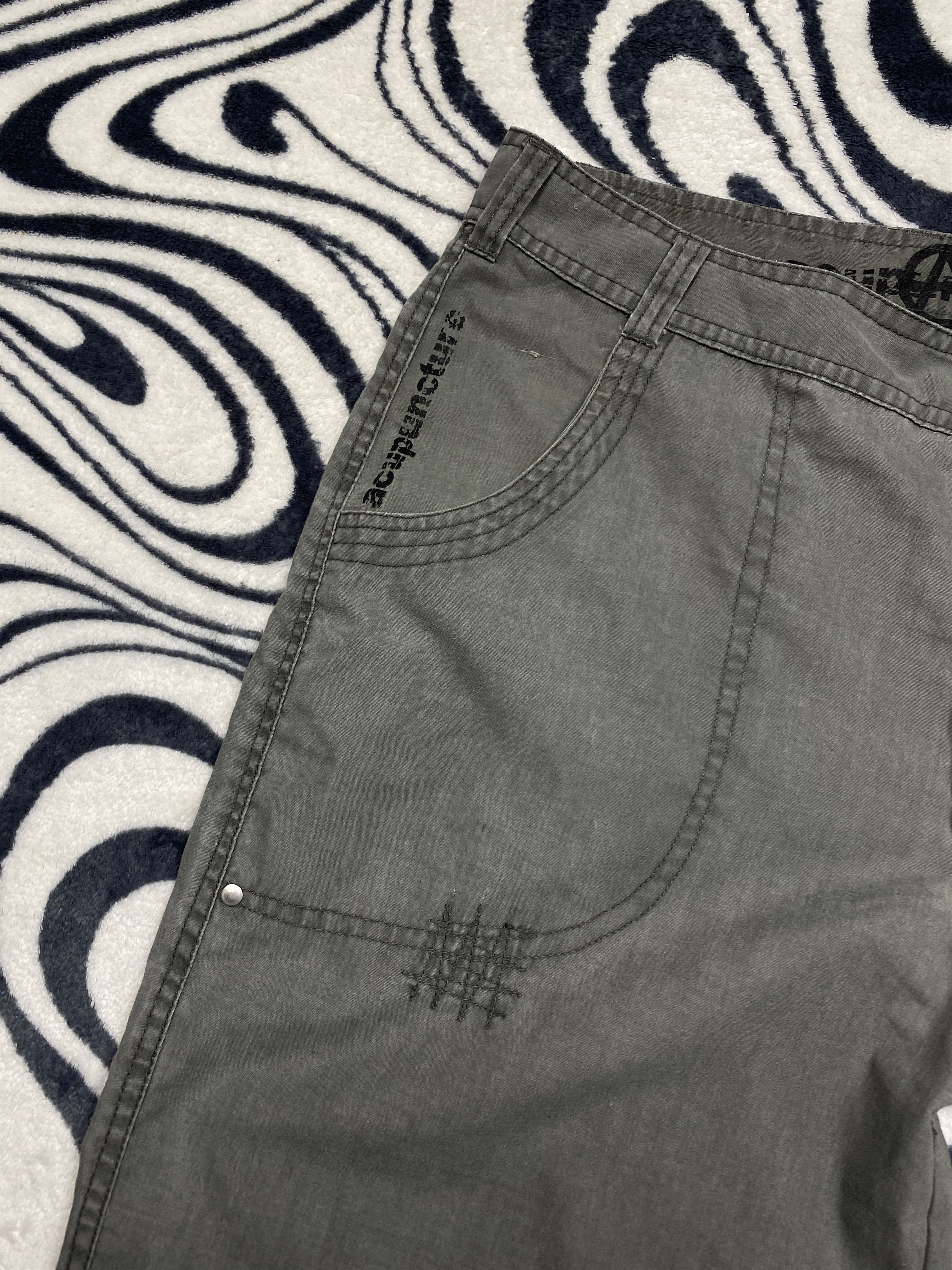 20471120 Acupuncture Vintage Mens Pants Y2K Avant Garde Size US 32 / EU 48 - 3 Thumbnail