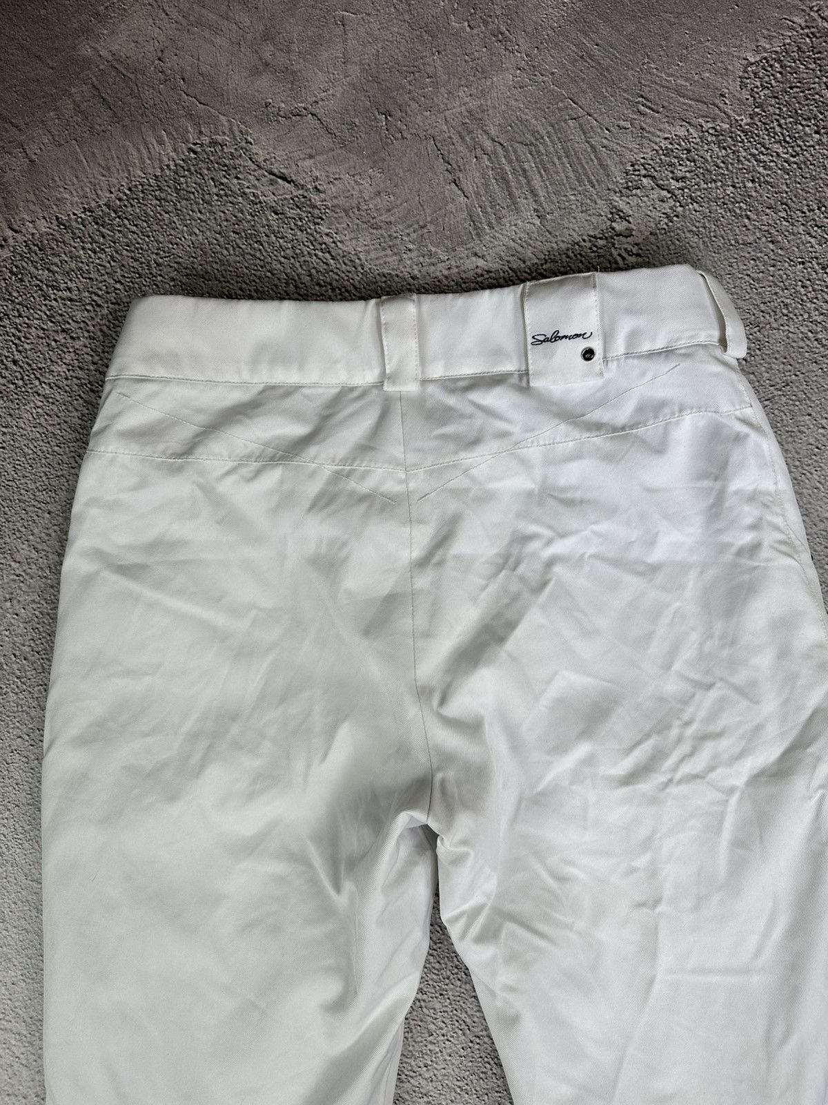 Salomon × Vintage Woman’s Salomon Clima Pro White Ski Shell Snow Pants Size 34" / US 12 / IT 48 - 16 Thumbnail
