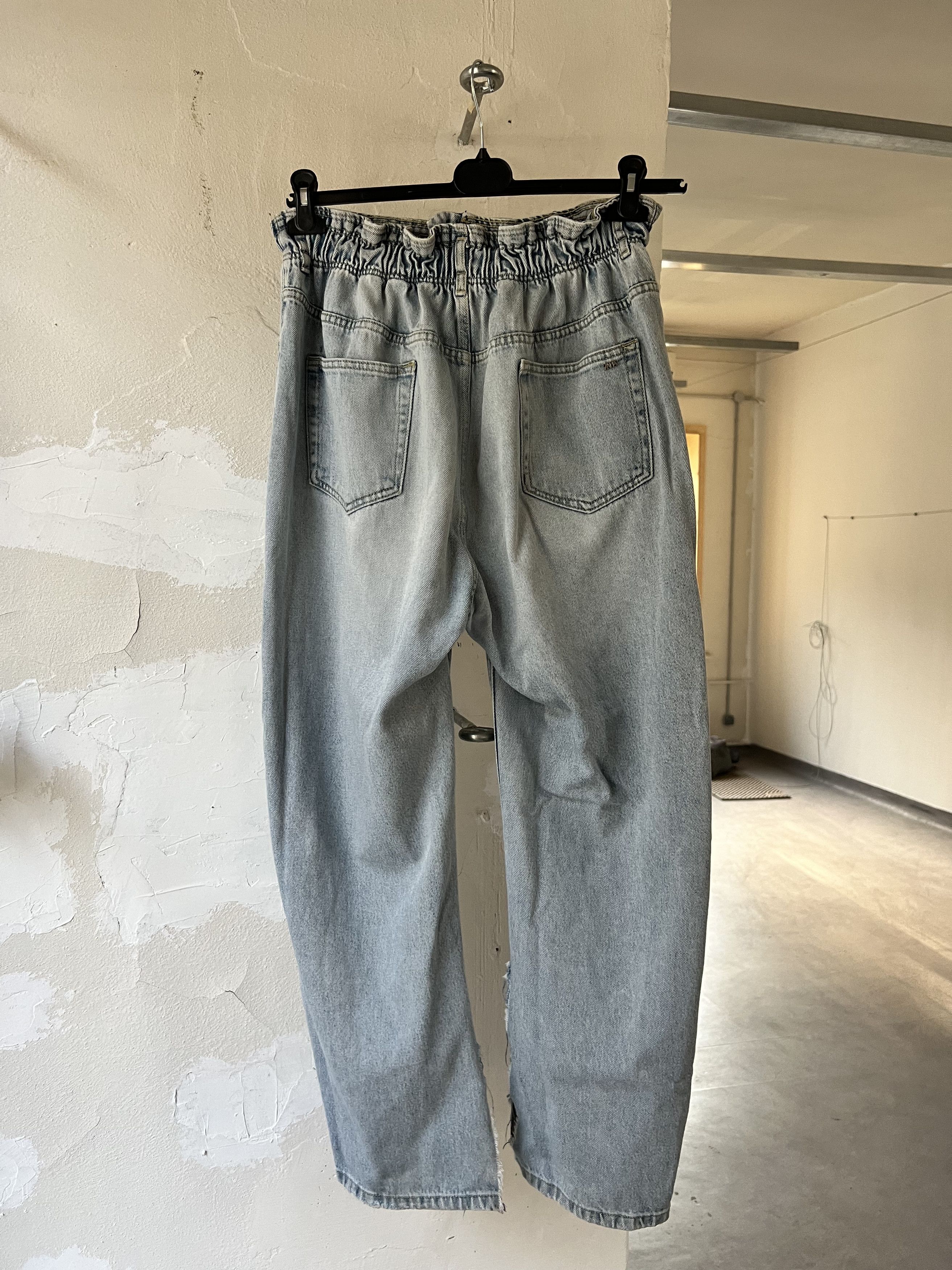 Denime × Japanese Brand No Name Baggie Cargo Elastic Waist Balenci Type Pants Size US 32 / EU 48 - 3 Thumbnail