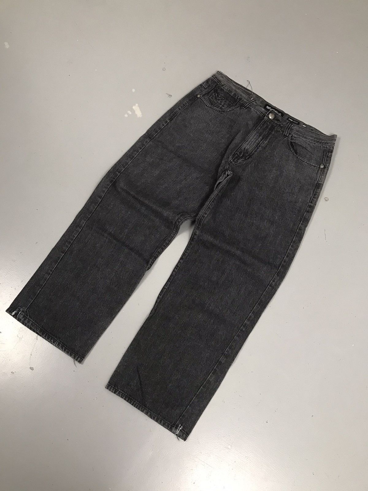 Ecko Unltd. × Vintage Vintage Ecko UNLTD. Baggy fit printed spell out denim Size US 37 - 2 Thumbnail