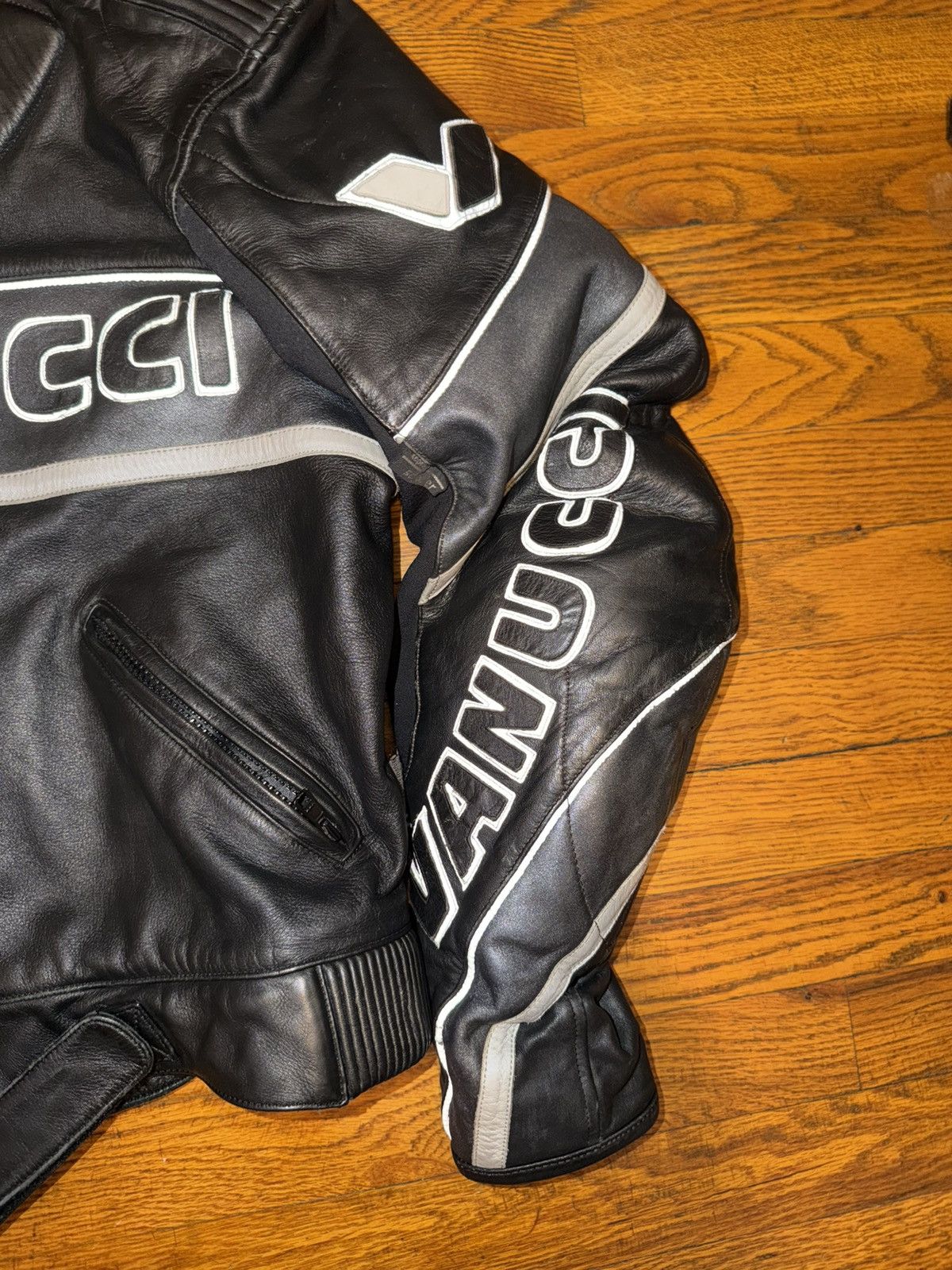 Other MOTO JACKET VANUCCI BLACK with 3M trim Size US L / EU 52-54 / 3 - 4 Thumbnail