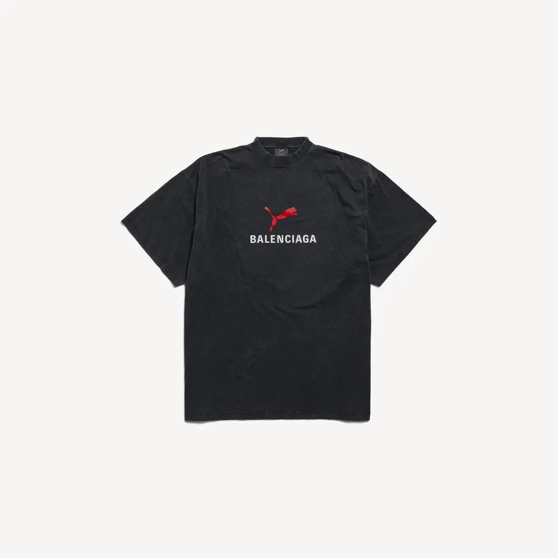Balenciaga Balenciaga Getaria Oversized t-shirt (black faded