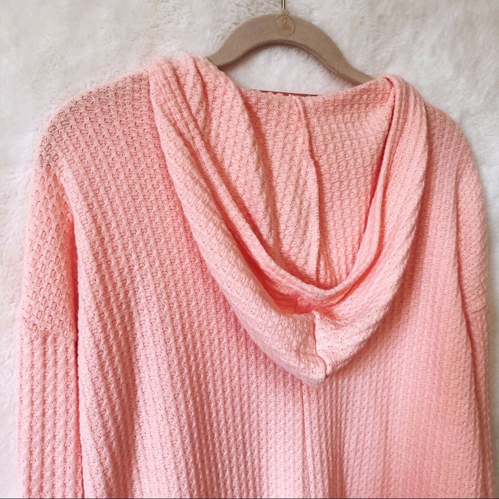 Other Cupio Blush Peach Soft High Low Hoodie Size S / US 4 / IT 40 - 4 Thumbnail