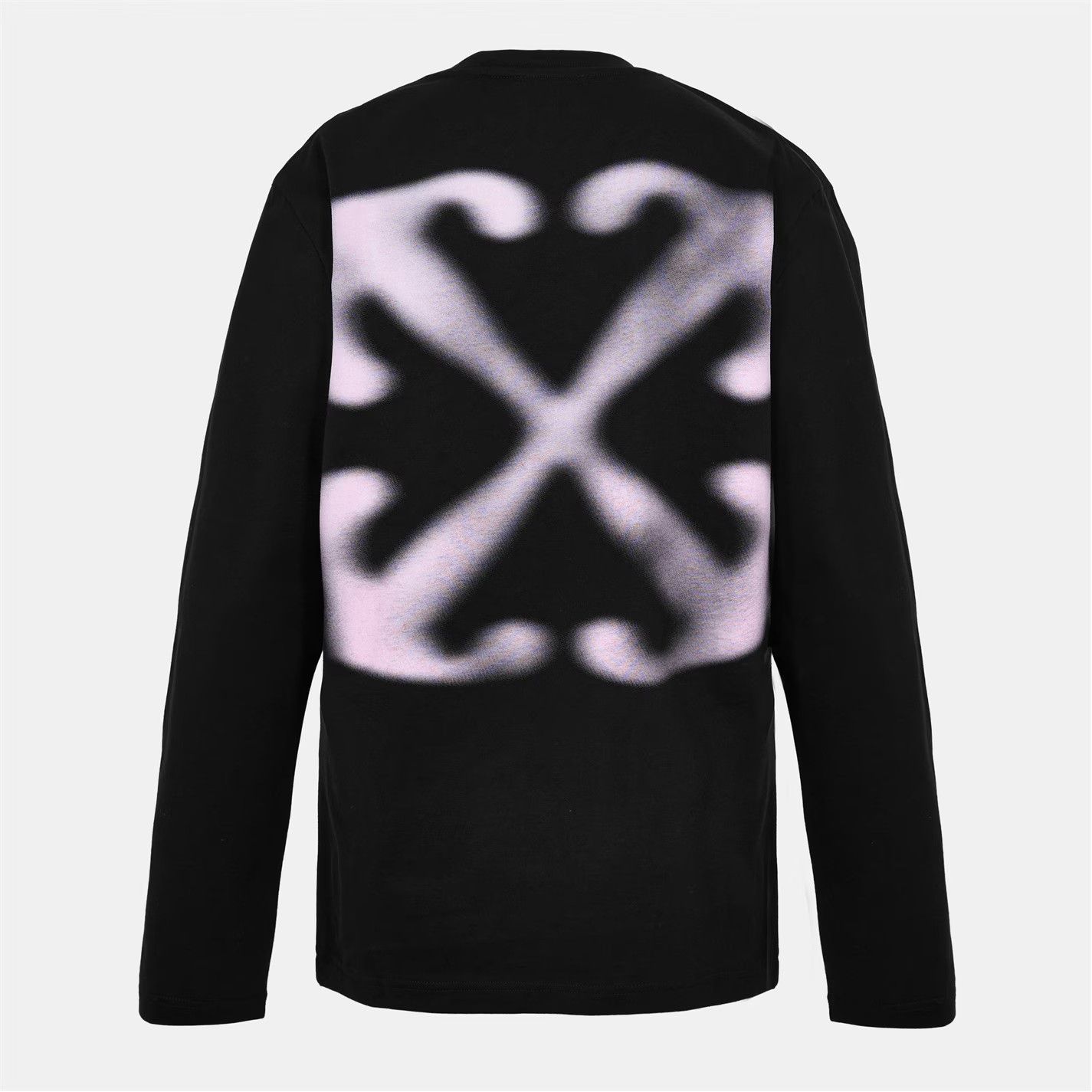 Off-White o1g2r1mq0226 Arrow Skate Long Sleeve T-Shirt In Black Size US M / EU 48-50 / 2 - 2 Thumbnail