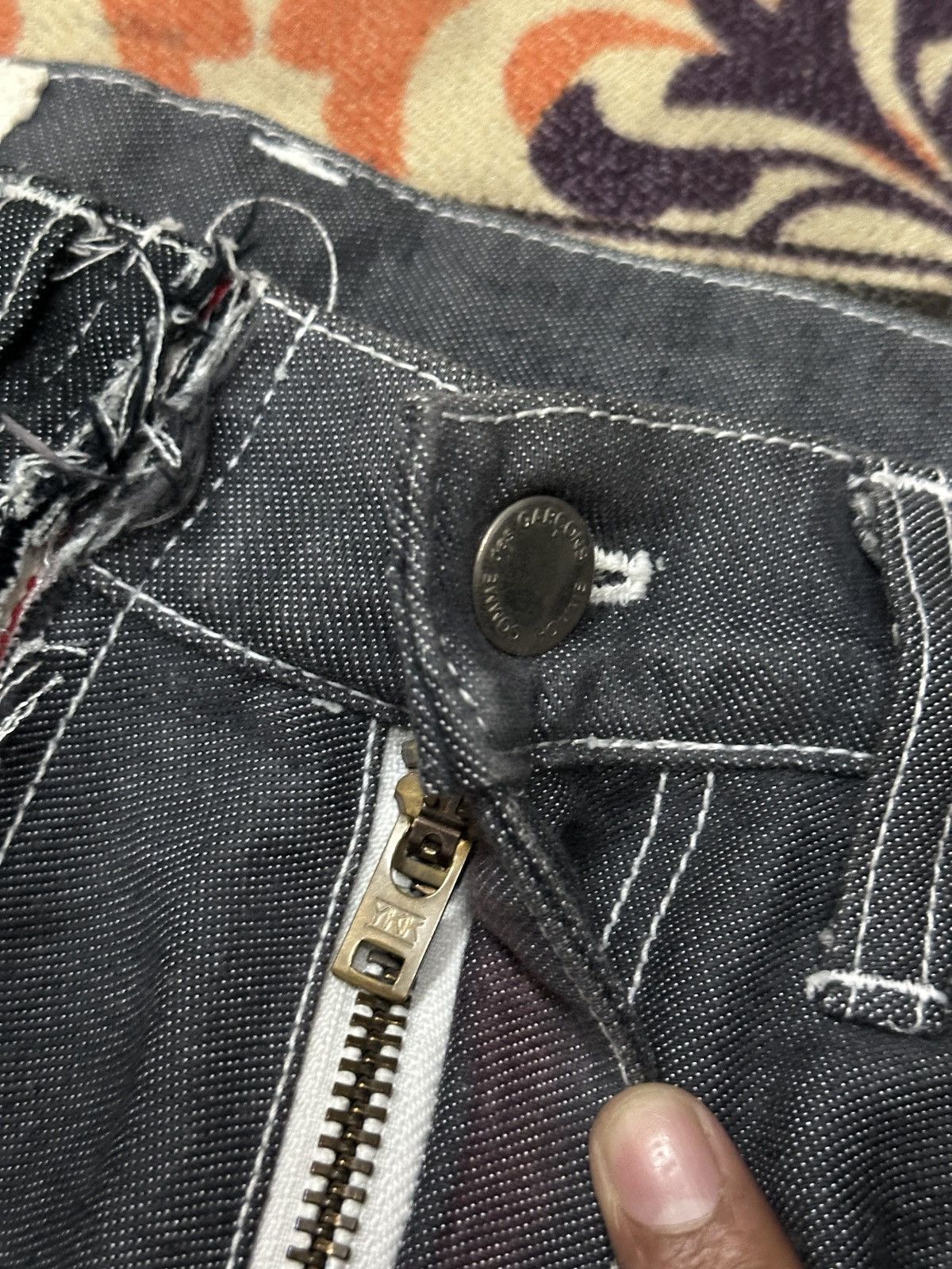 Comme des Garcons Homme Plus SS06 Comme des Garcons Reconstructed Hybrid Denim Pant Size US 30 / EU 46 - 14 Thumbnail
