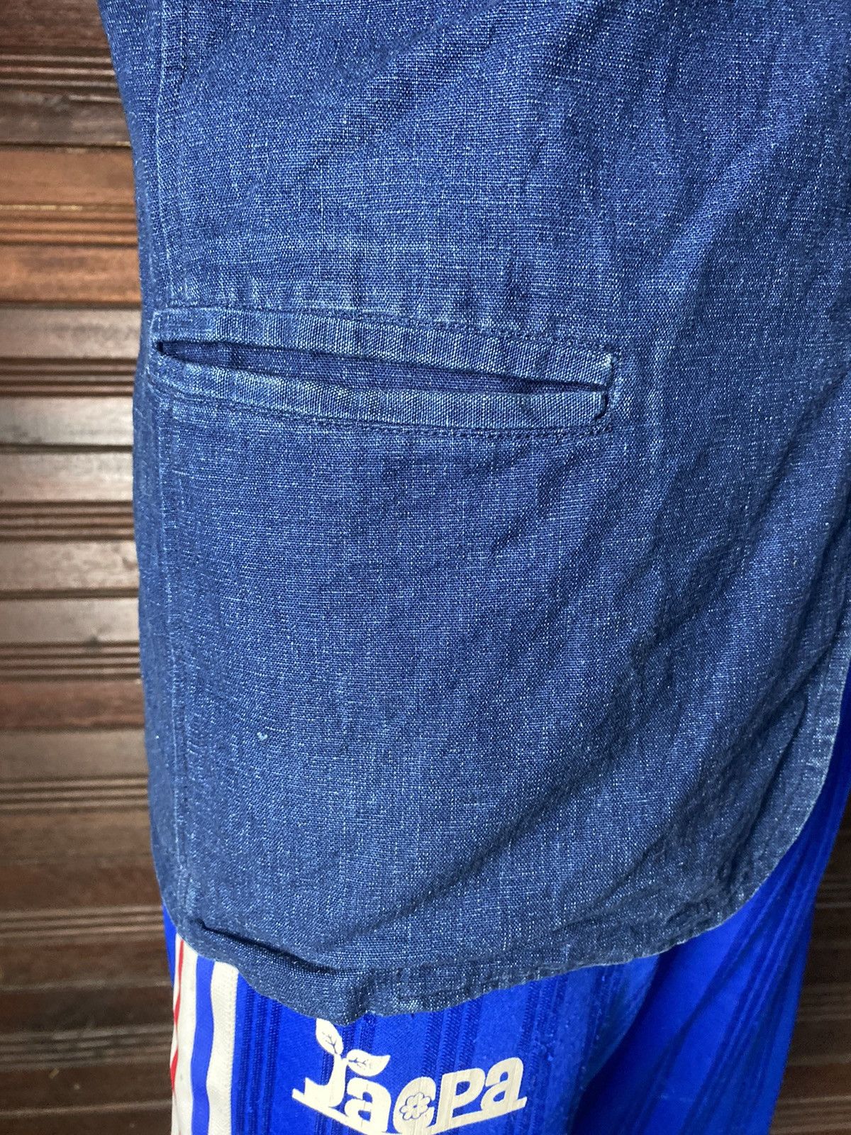 Blue Blue Japan Vintage Blue Blue Japan Pure Indigo Sashiko Chore Jacket Size US S / EU 44-46 / 1 - 9 Thumbnail