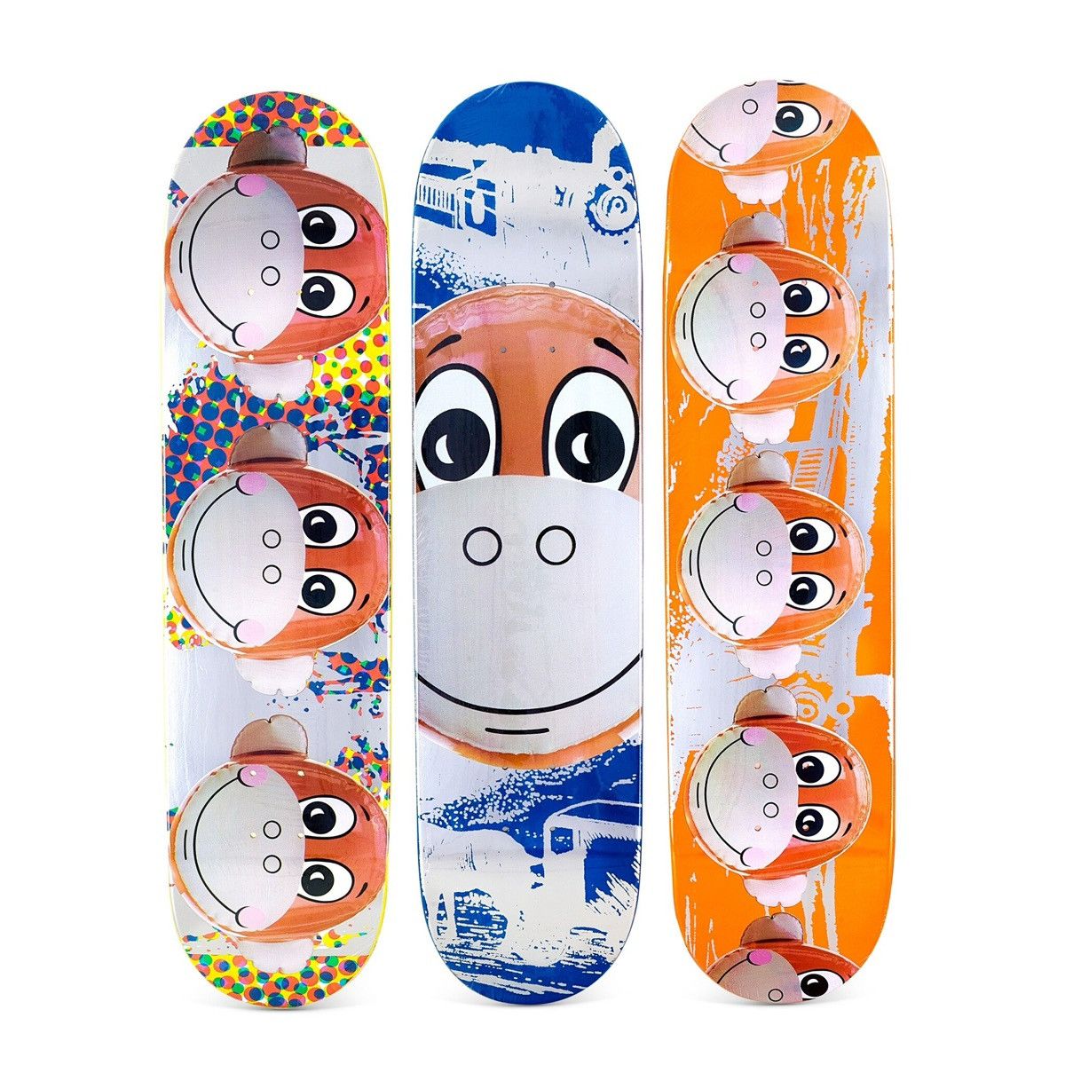 Supreme Jeff Koons x Supreme Monkey Train Skateboard Deck (Set of 3) Size ONE SIZE - 1 Thumbnail