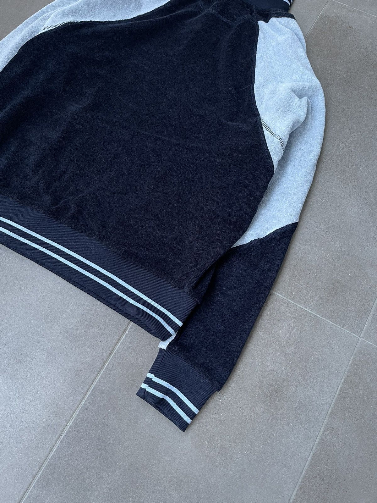 Saul Nash !DS! SS23 Saul Nash Navy Paneled Sweatshirt Size US L / EU 52-54 / 3 - 15 Thumbnail
