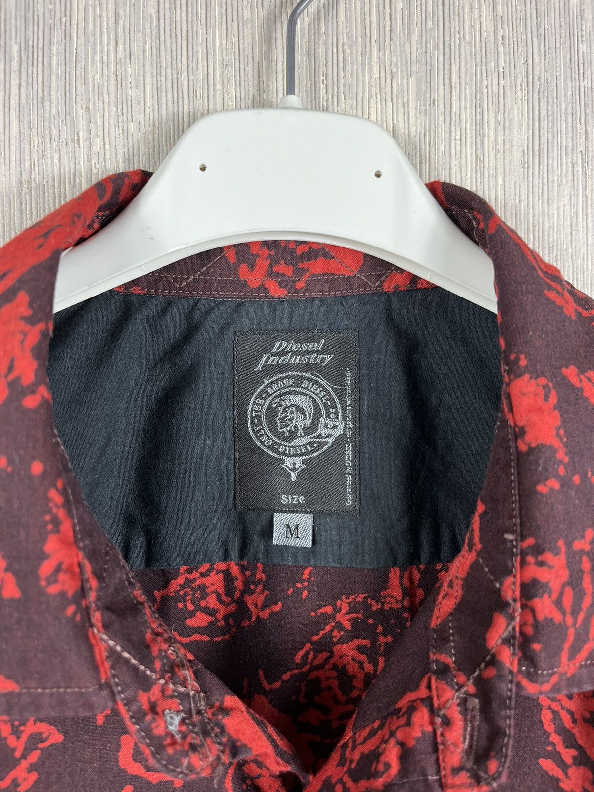 Diesel × Vintage Vintage archive Diesel Industries roses full print y2k shirt Size US M / EU 48-50 / 2 - 13 Thumbnail