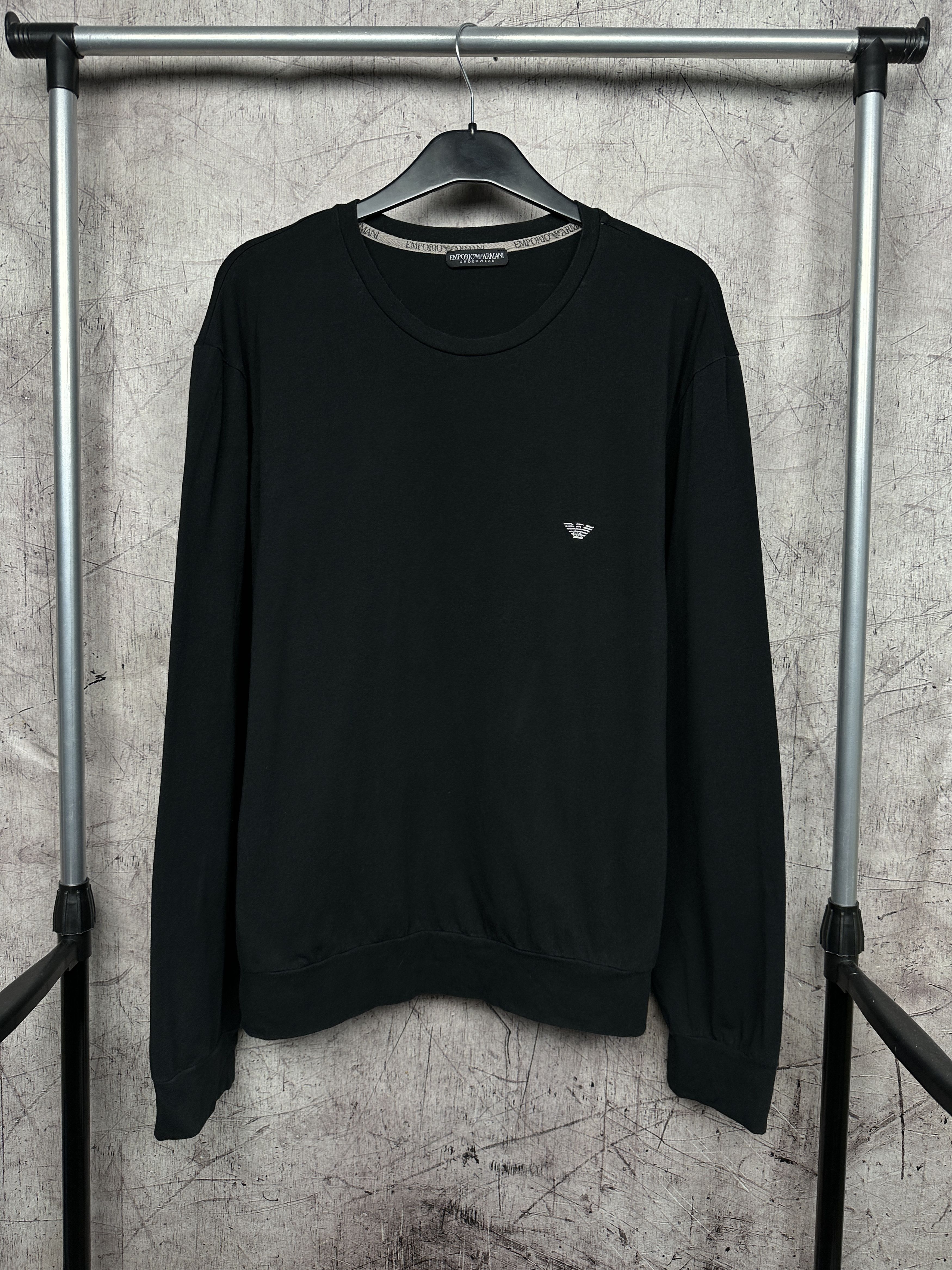 Emporio Armani Emporio Armani Mens Crew Neck Long Sleeve T-Shirt Size US L / EU 52-54 / 3 - 1 Thumbnail