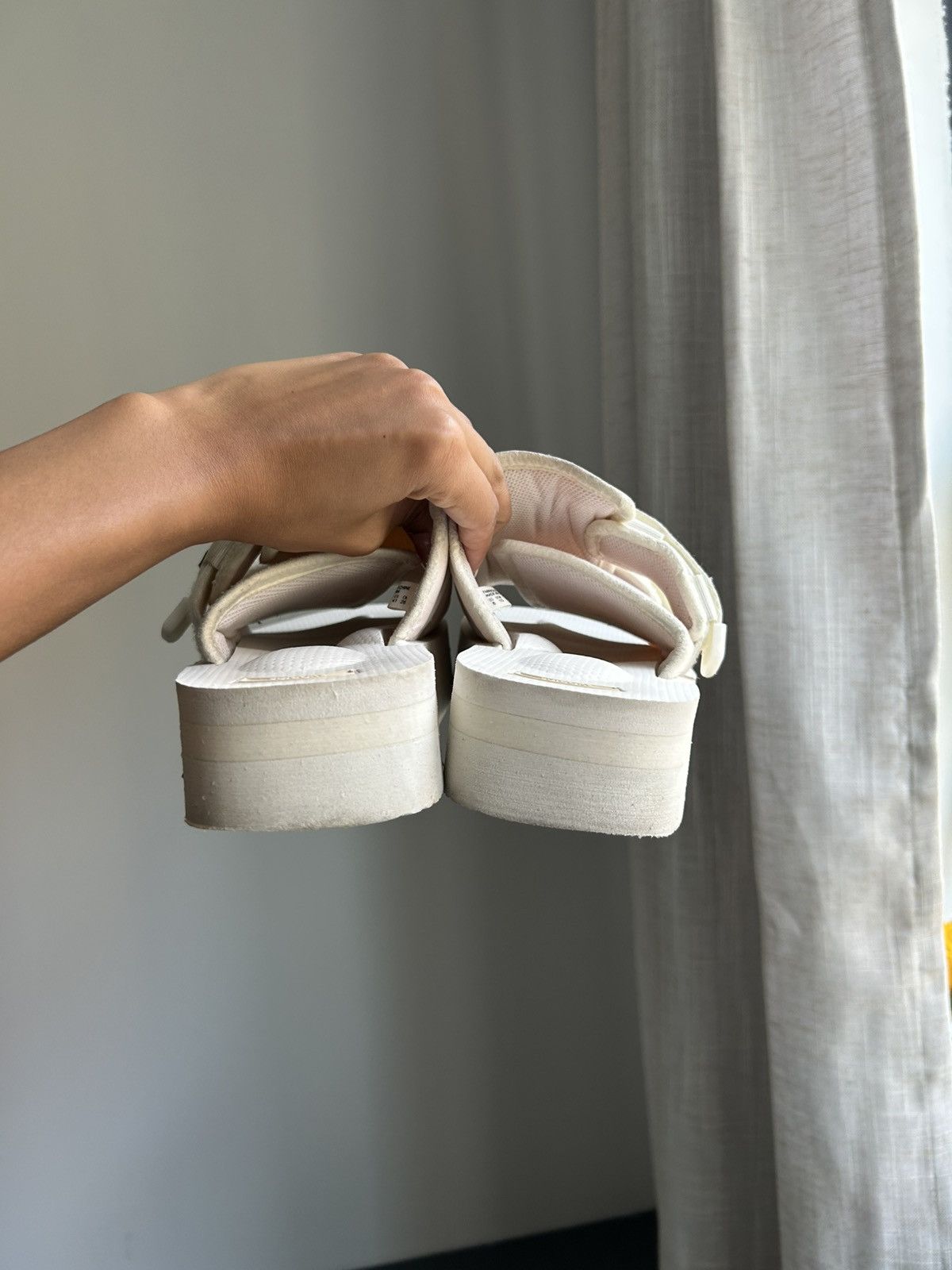 Suicoke Suicoke white platform sandals Size US 10 / IT 40 - 4 Thumbnail