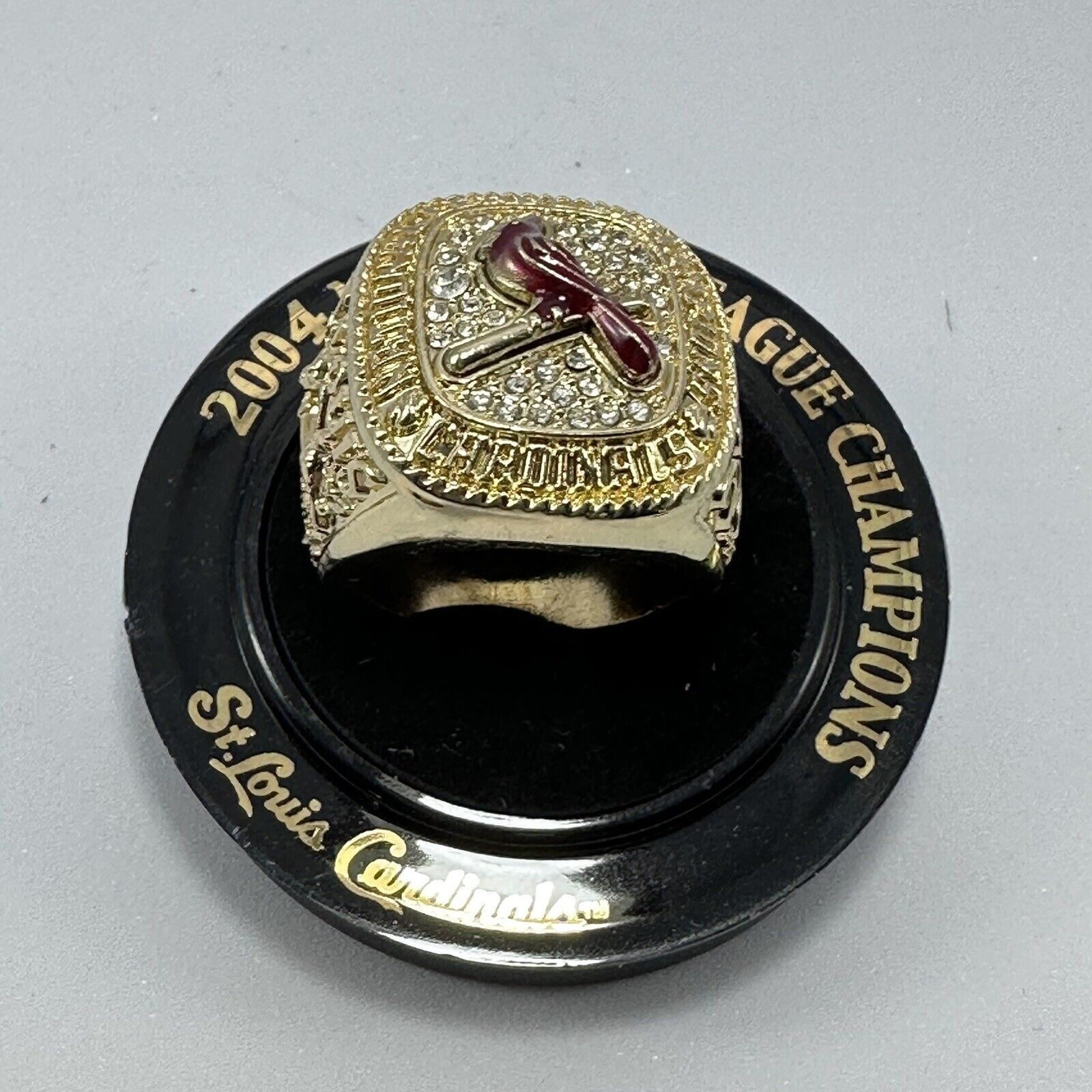 MLB ST Louis Cards Replica Ring 2004 National League Champion Size ONE SIZE - 9 Thumbnail