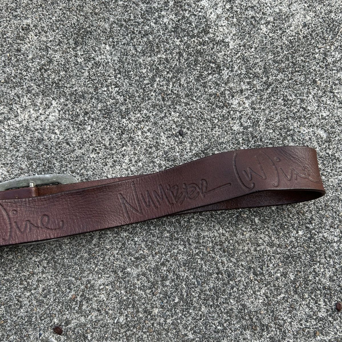 Kapital Vintage Number Nine leather belt Size ONE SIZE - 9 Thumbnail