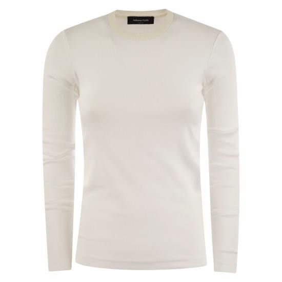Fabiana Filippi FABIANA FILIPPI Women Polo Shirts JED214F399I963 WHITE Size S / US 4 / IT 40 - 1 Thumbnail