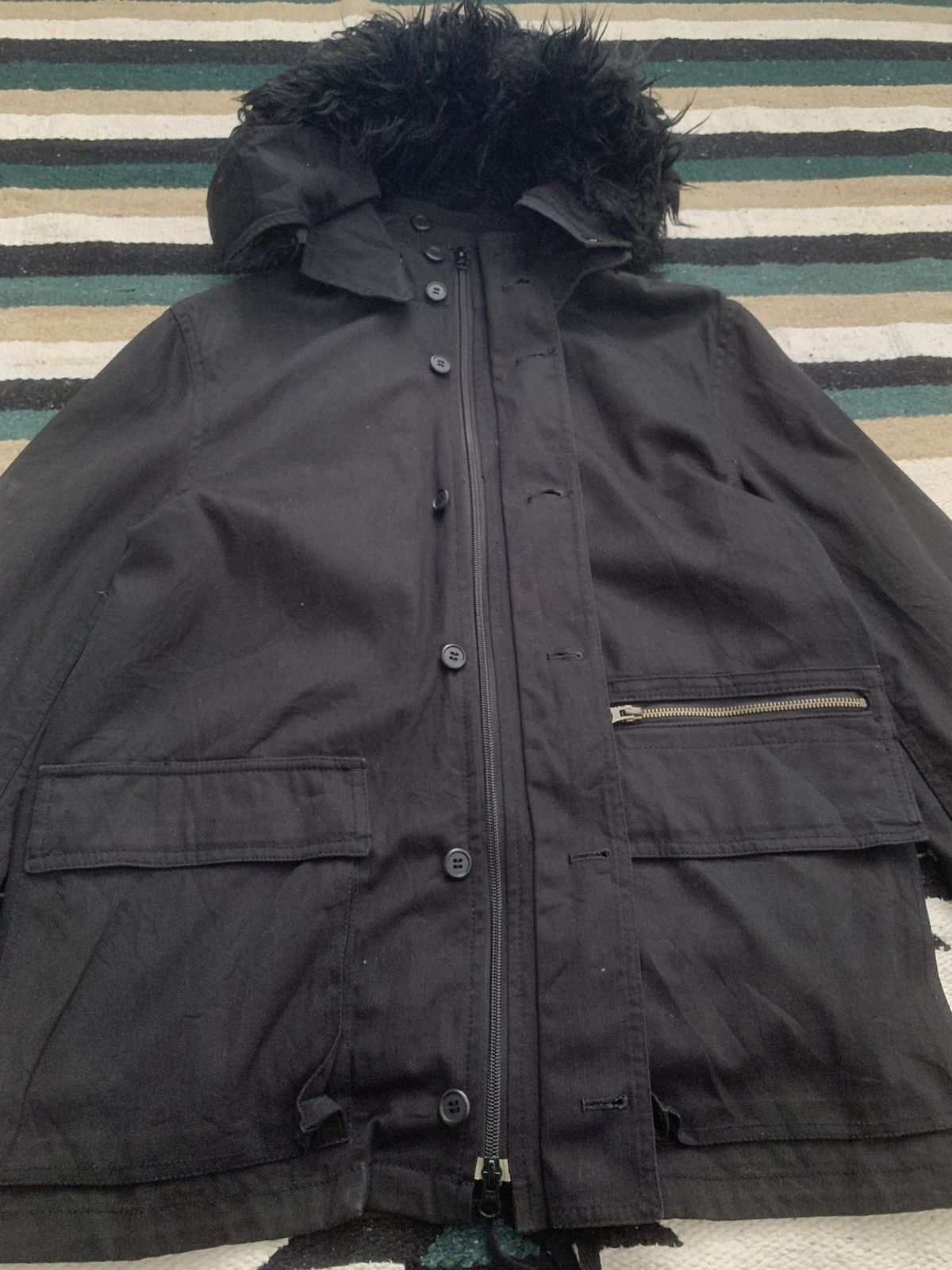 PPFM (A44) Ppfm Fur Lining Heavy Jacket Military Hoodie Jacket Size US M / EU 48-50 / 2 - 11 Thumbnail