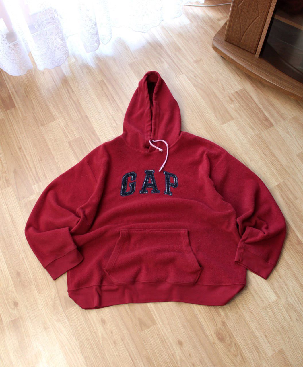 Gap 🔥 Vintage Gap Fleece Teddy Hoodie Sherpa Y2K Sweatshirt Size US XL / EU 56 / 4 - 1 Thumbnail